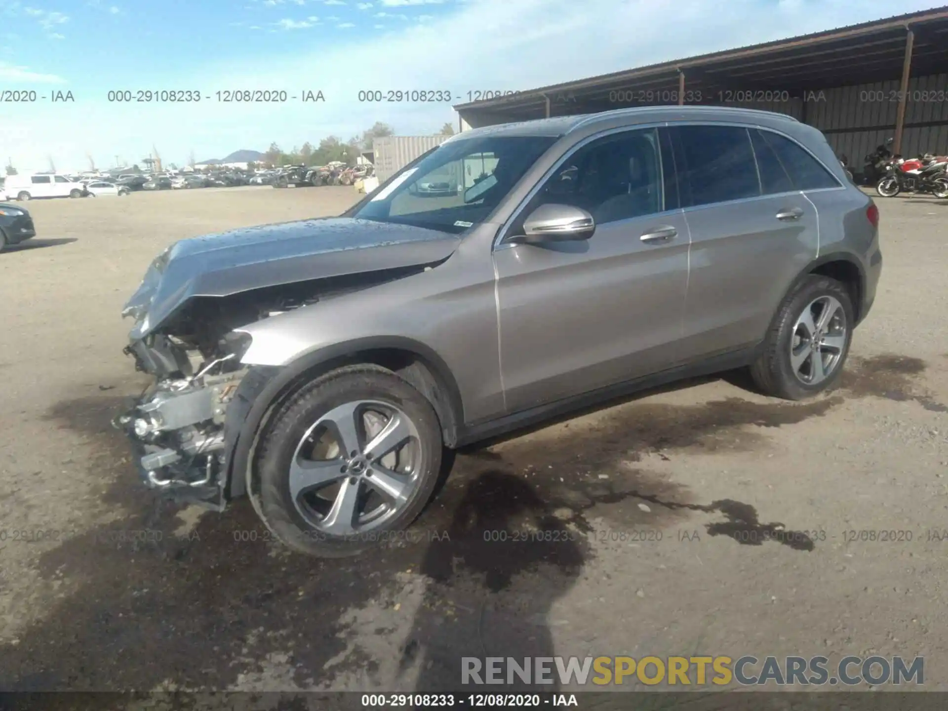 2 Photograph of a damaged car WDC0G4JB3KV173076 MERCEDES-BENZ GLC 2019