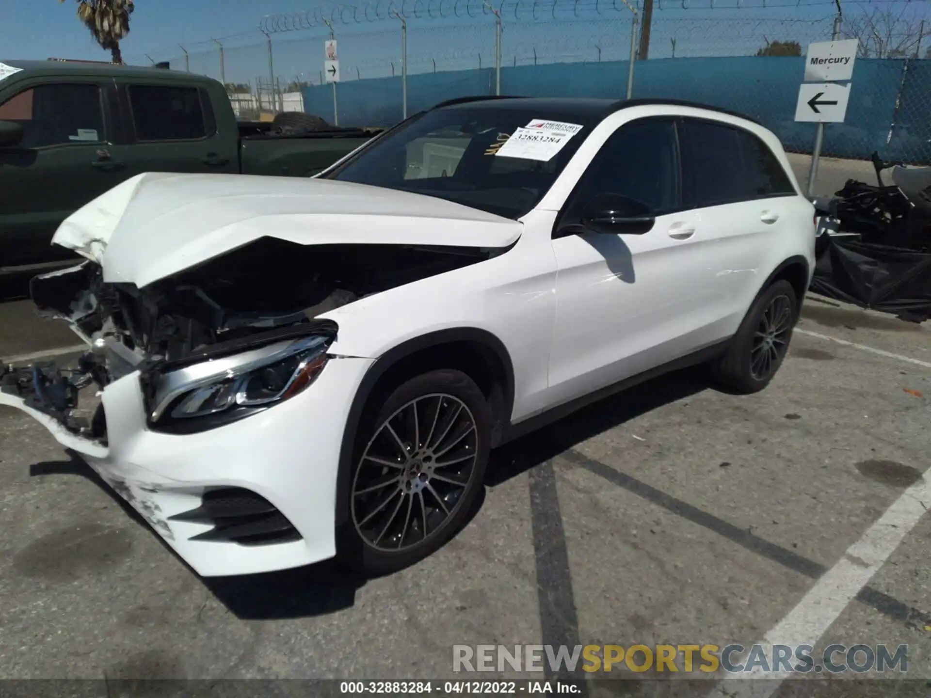 2 Photograph of a damaged car WDC0G4JB3KV176964 MERCEDES-BENZ GLC 2019