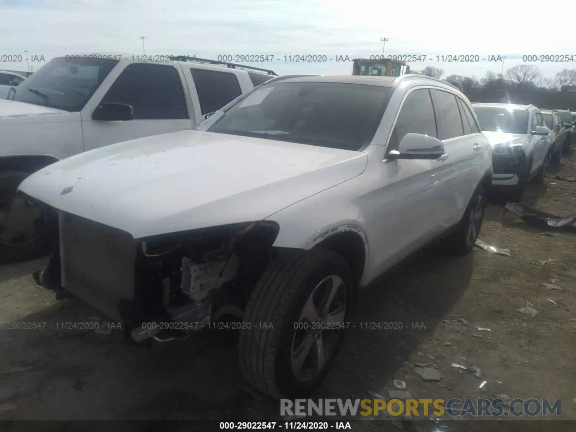 2 Photograph of a damaged car WDC0G4JB3KV182215 MERCEDES-BENZ GLC 2019