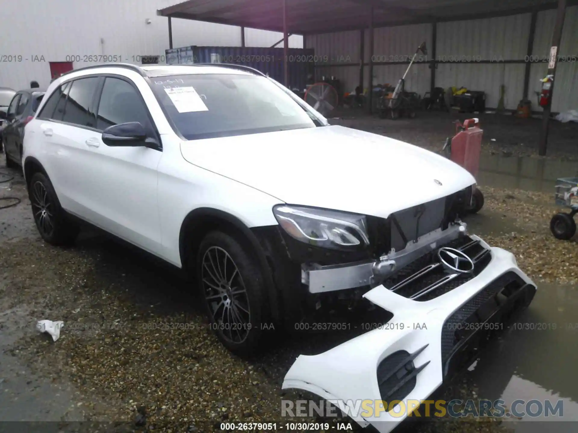 1 Photograph of a damaged car WDC0G4JB3KV188807 MERCEDES-BENZ GLC 2019