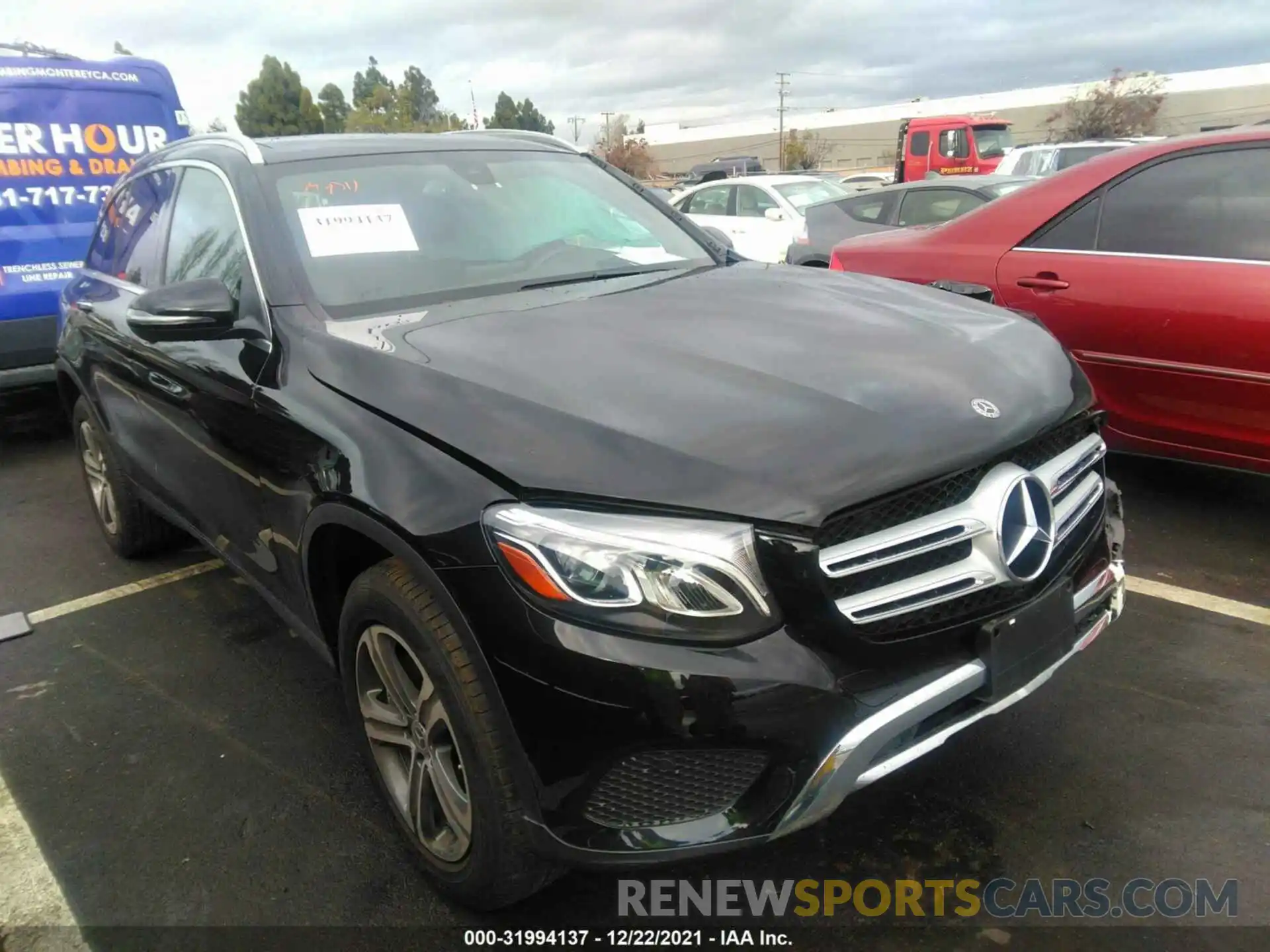 1 Photograph of a damaged car WDC0G4JB4KF665478 MERCEDES-BENZ GLC 2019