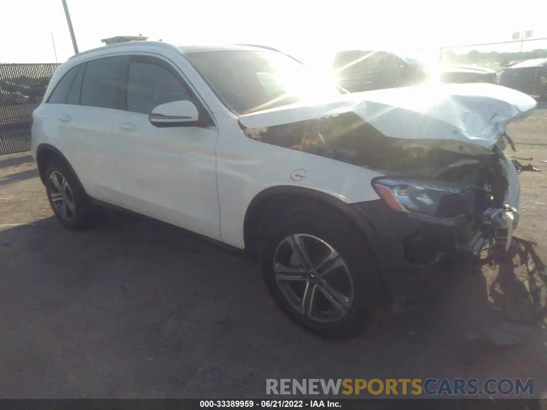 1 Photograph of a damaged car WDC0G4JB4KV141737 MERCEDES-BENZ GLC 2019