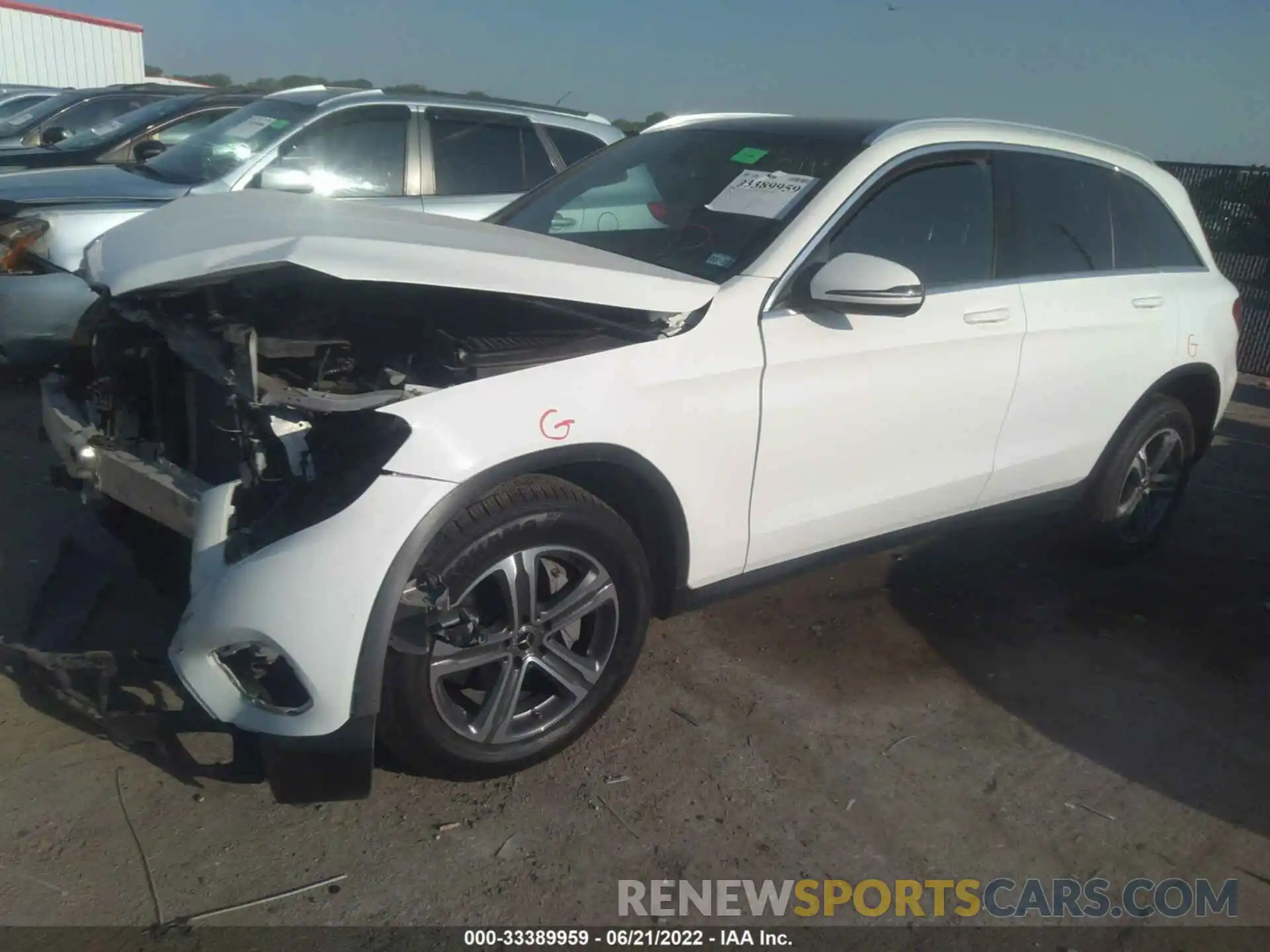 2 Photograph of a damaged car WDC0G4JB4KV141737 MERCEDES-BENZ GLC 2019