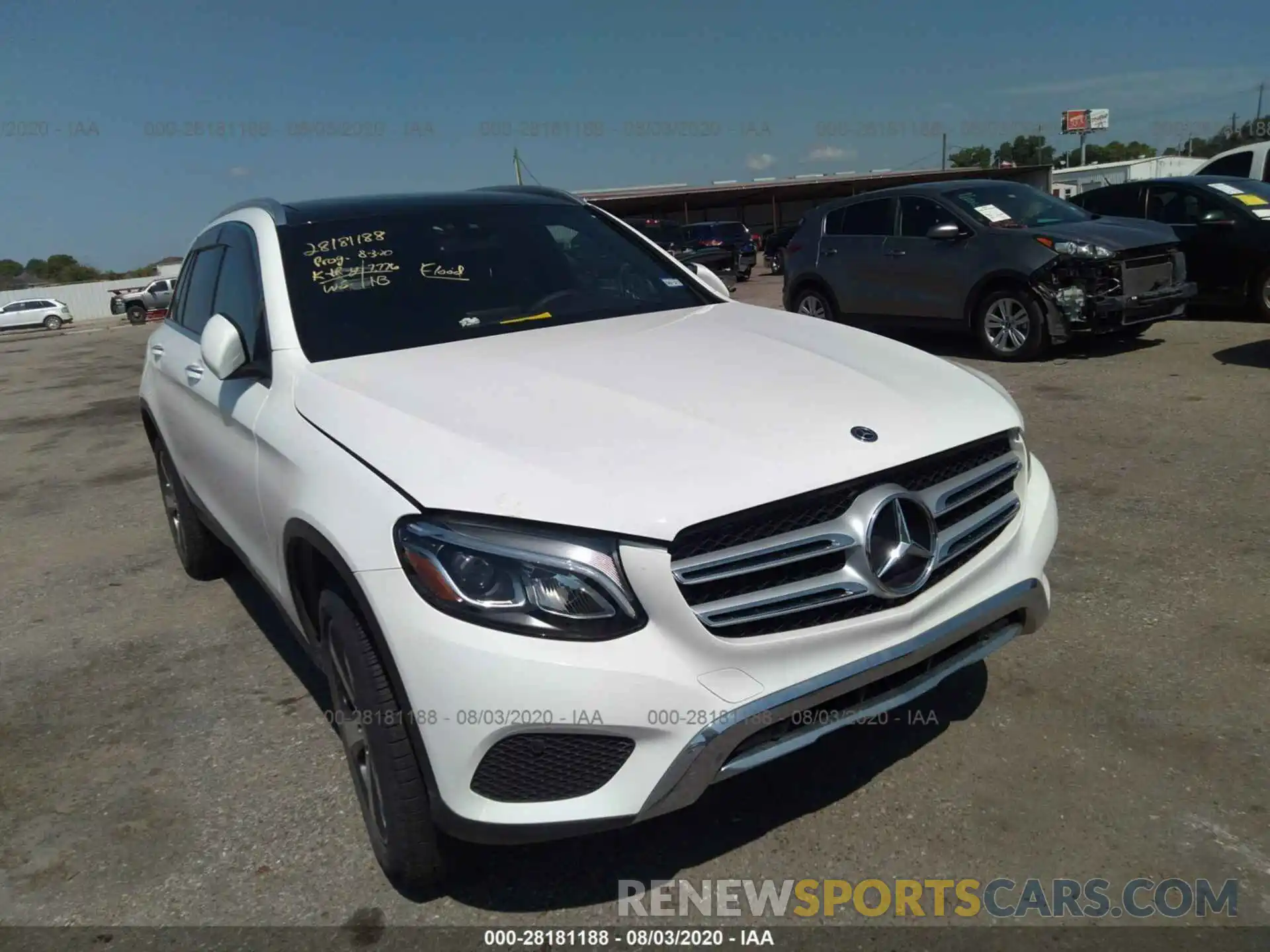 1 Photograph of a damaged car WDC0G4JB5KV182104 MERCEDES-BENZ GLC 2019