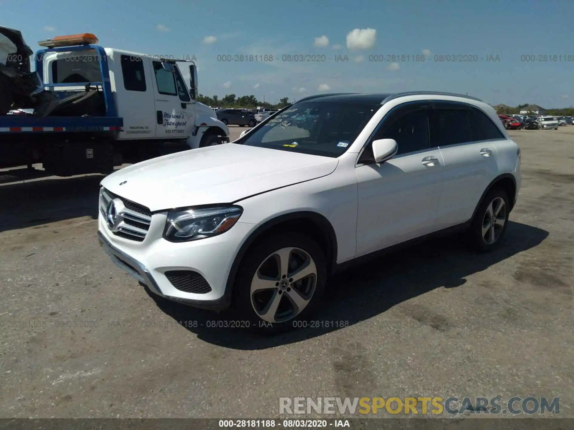 2 Фотография поврежденного автомобиля WDC0G4JB5KV182104 MERCEDES-BENZ GLC 2019