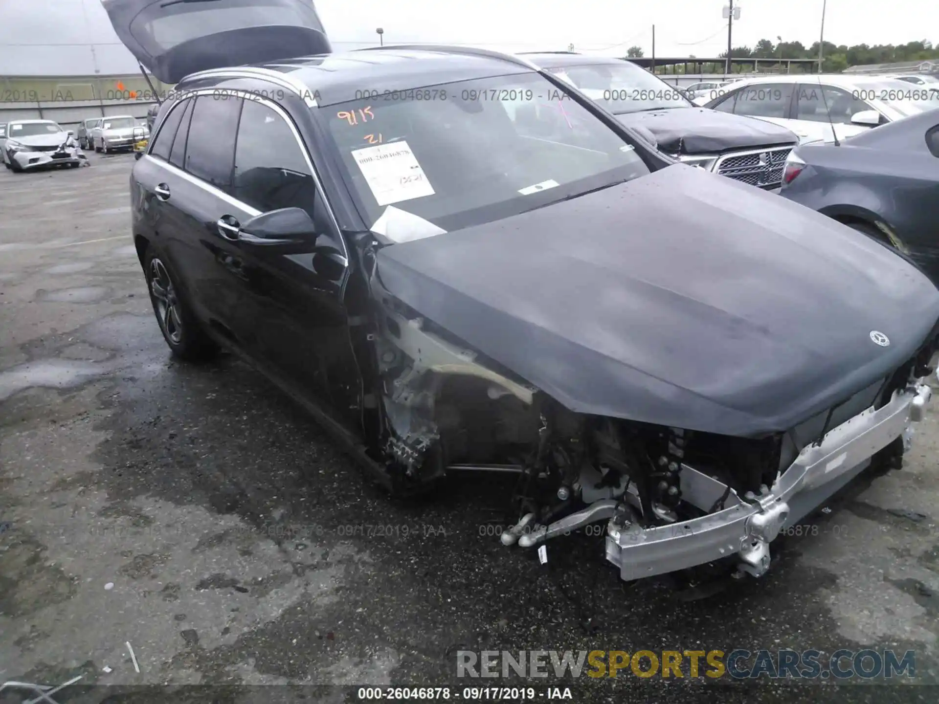 1 Photograph of a damaged car WDC0G4JB5KV185553 MERCEDES-BENZ GLC 2019