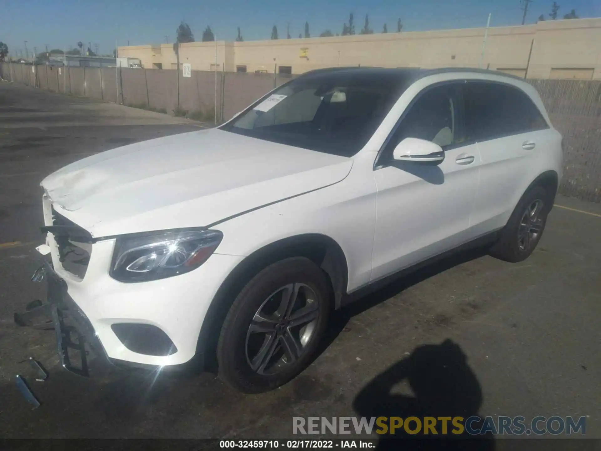 2 Фотография поврежденного автомобиля WDC0G4JB6K1000949 MERCEDES-BENZ GLC 2019