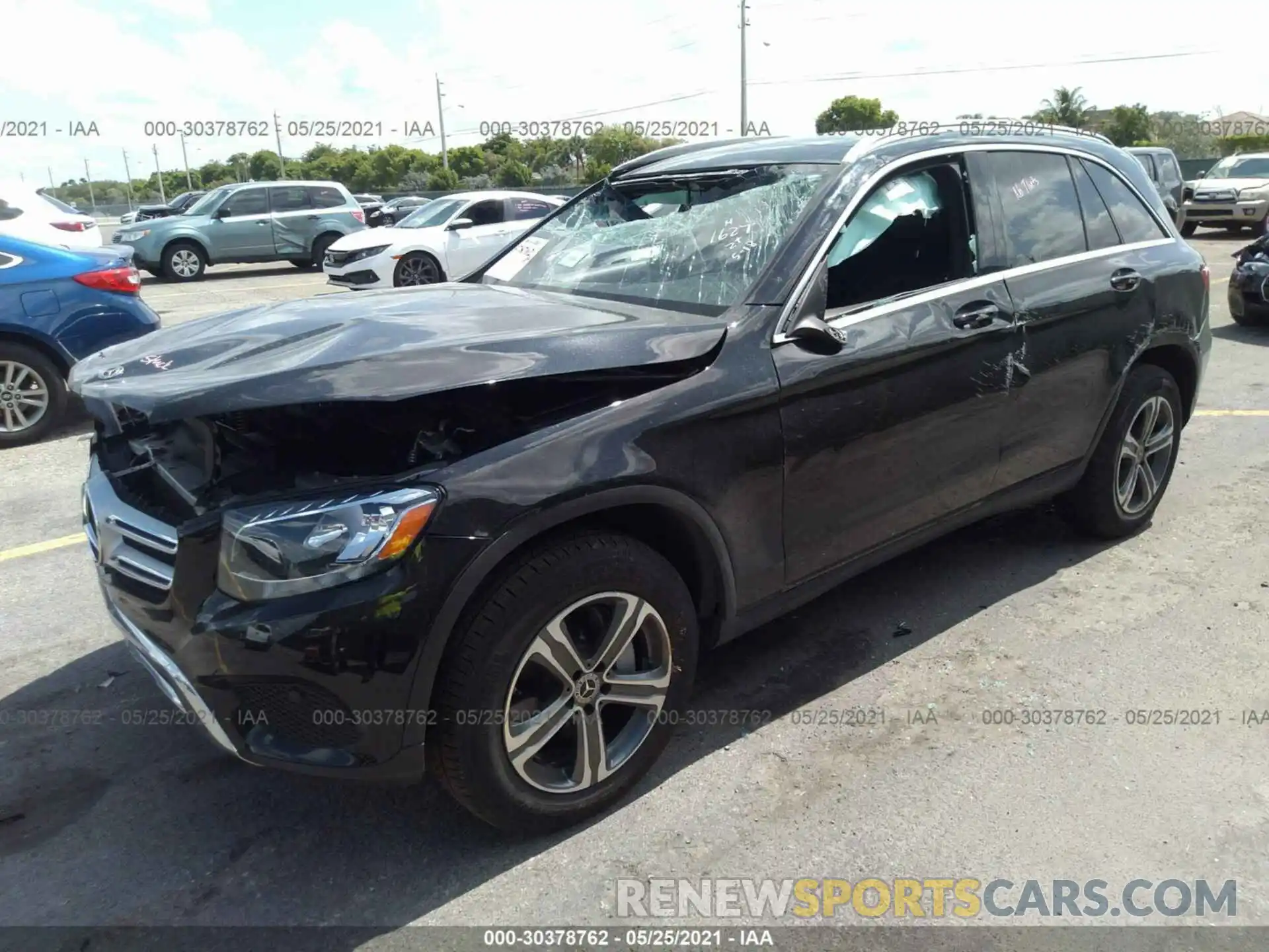 2 Photograph of a damaged car WDC0G4JB6KF481627 MERCEDES-BENZ GLC 2019