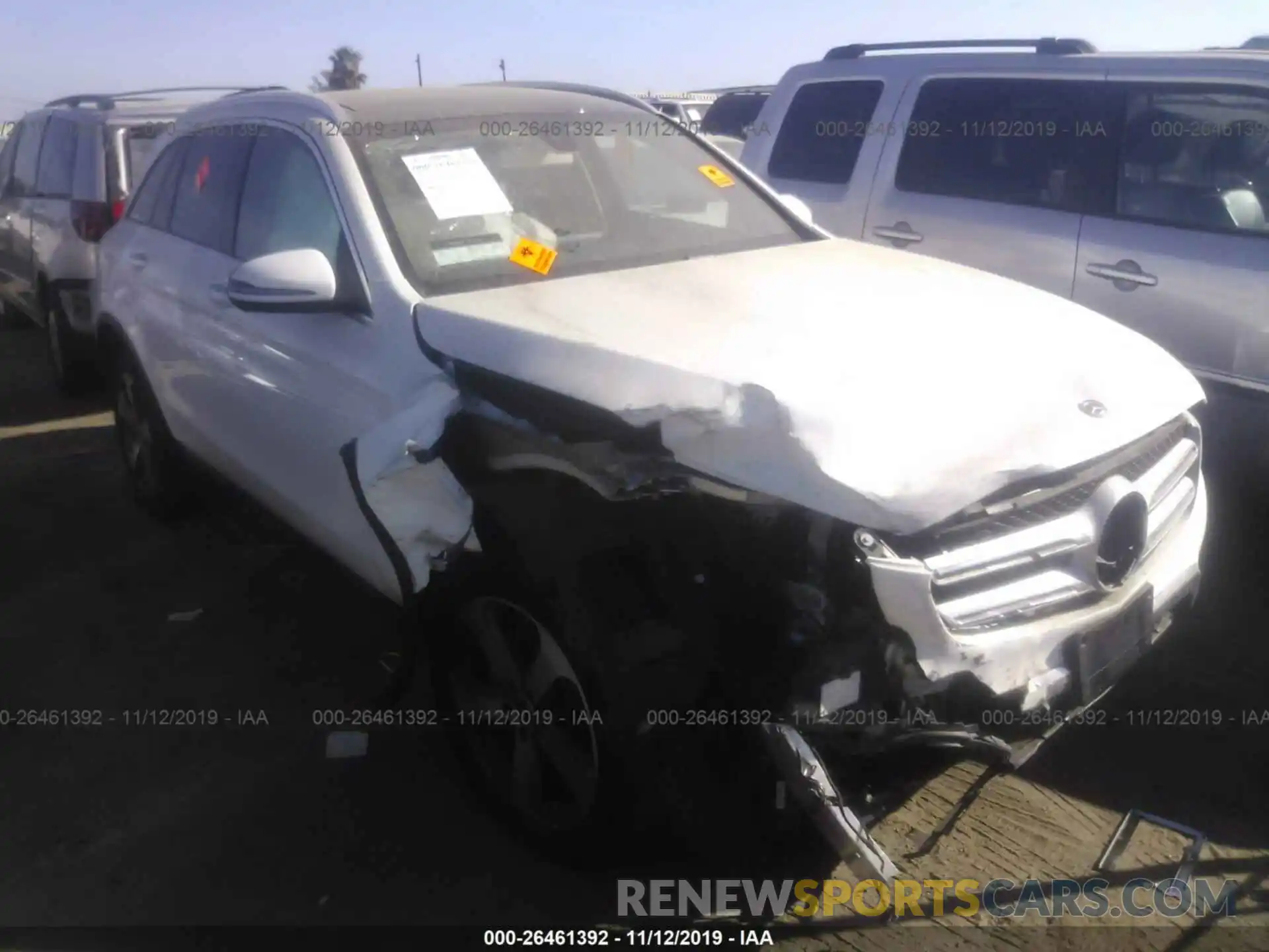 1 Photograph of a damaged car WDC0G4JB6KF586717 MERCEDES-BENZ GLC 2019