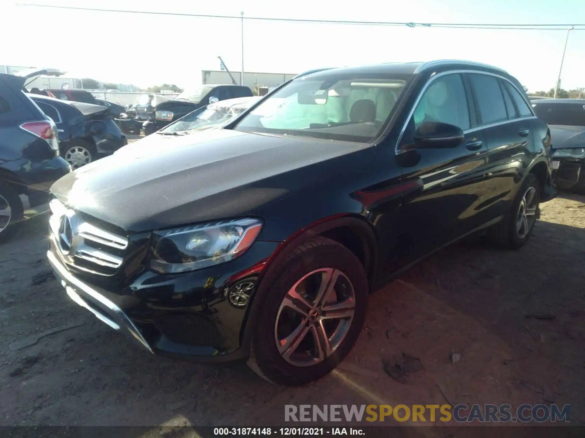 2 Photograph of a damaged car WDC0G4JB6KV139391 MERCEDES-BENZ GLC 2019