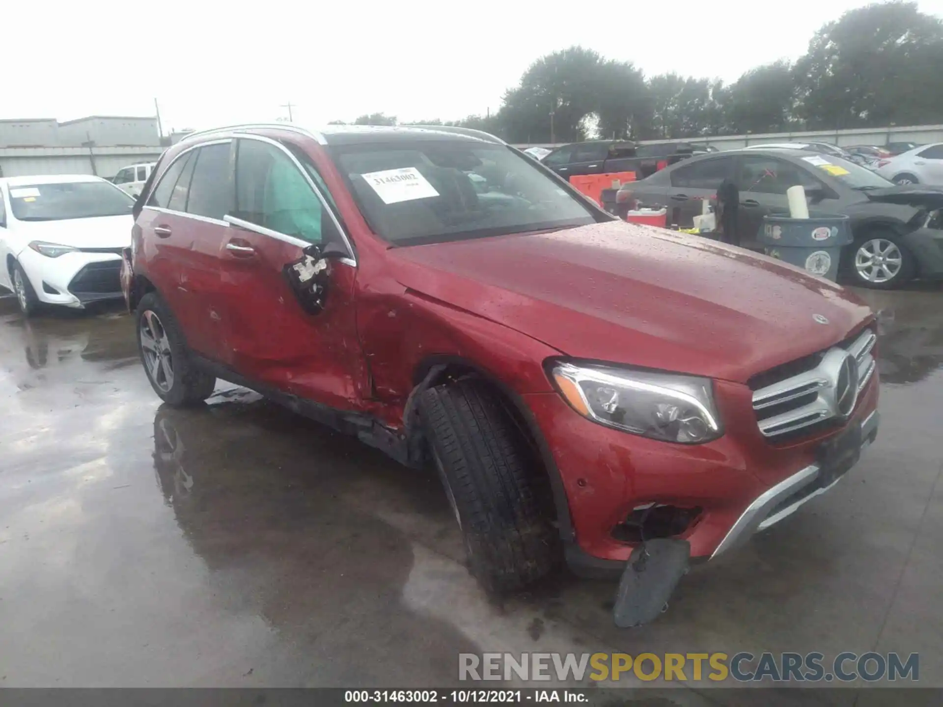 1 Photograph of a damaged car WDC0G4JB6KV144221 MERCEDES-BENZ GLC 2019