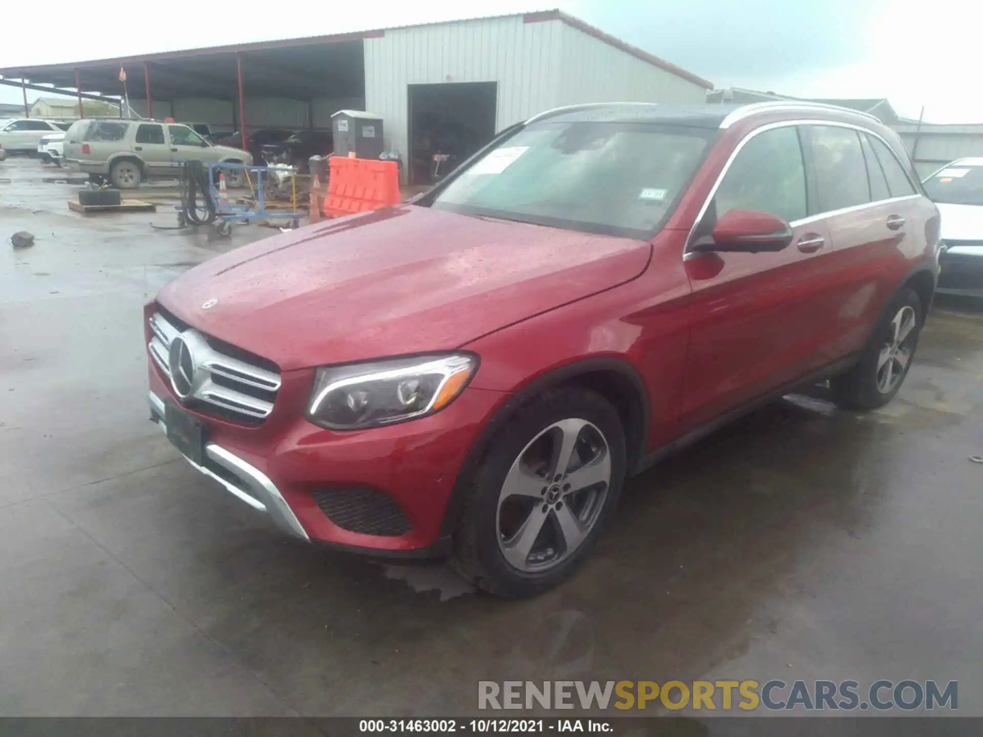 2 Photograph of a damaged car WDC0G4JB6KV144221 MERCEDES-BENZ GLC 2019