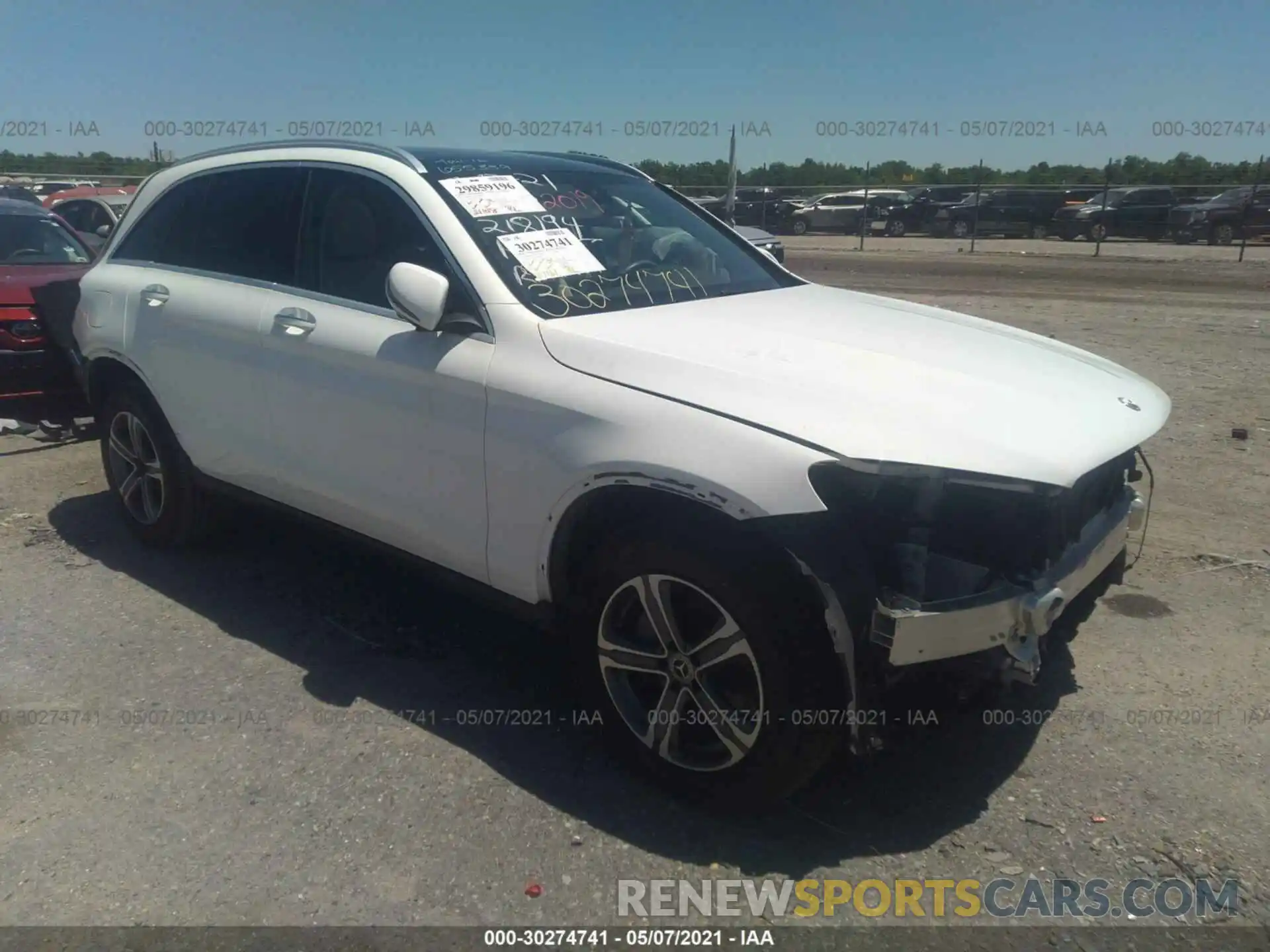 1 Photograph of a damaged car WDC0G4JB6KV158457 MERCEDES-BENZ GLC 2019