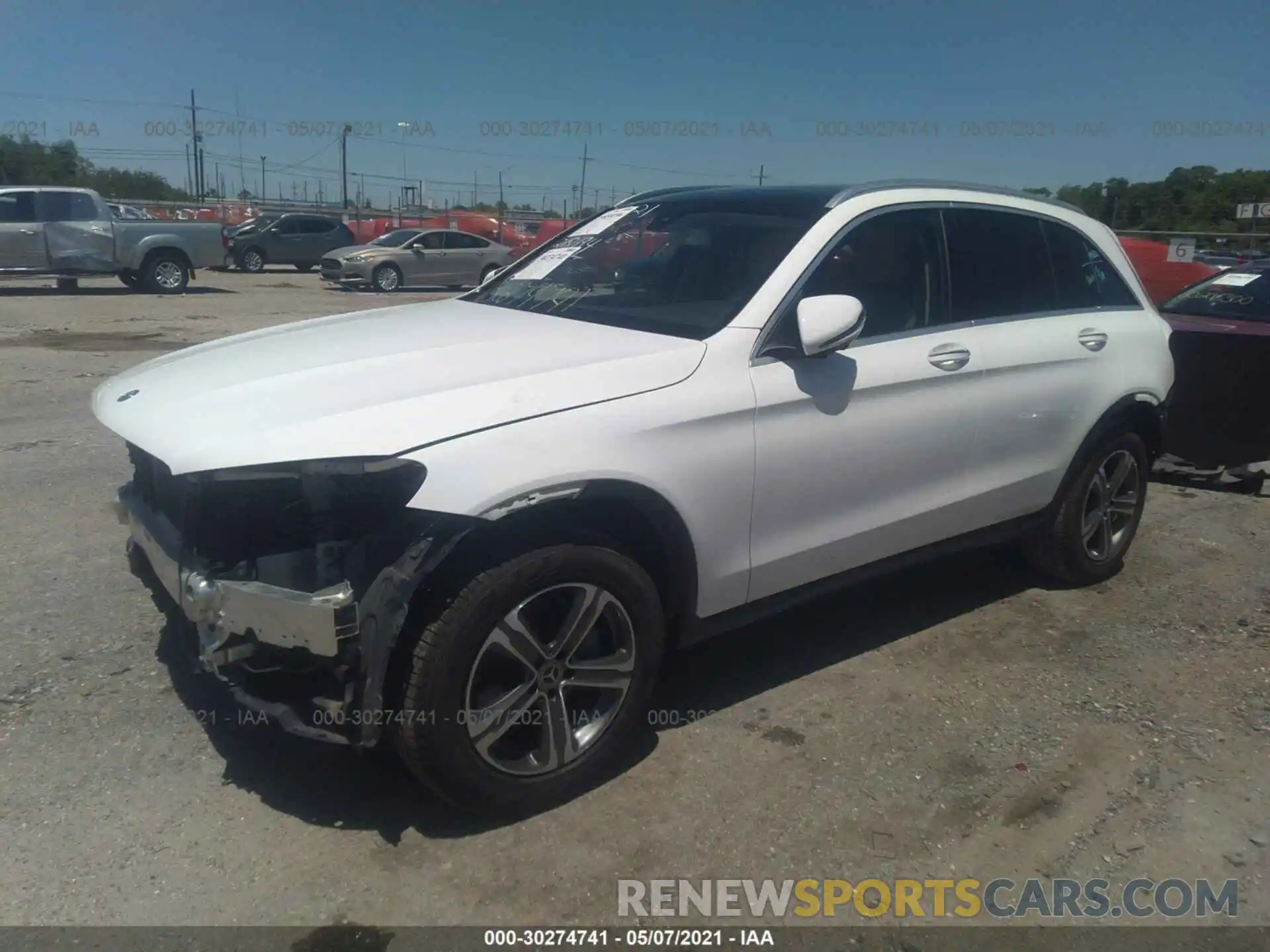 2 Photograph of a damaged car WDC0G4JB6KV158457 MERCEDES-BENZ GLC 2019