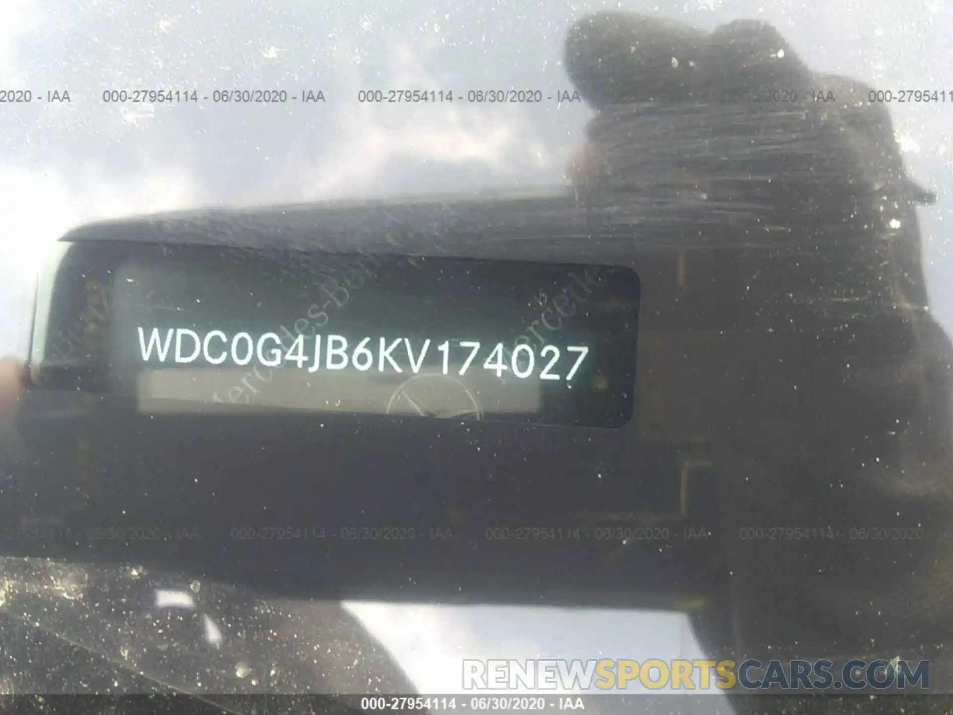 9 Photograph of a damaged car WDC0G4JB6KV174027 MERCEDES-BENZ GLC 2019