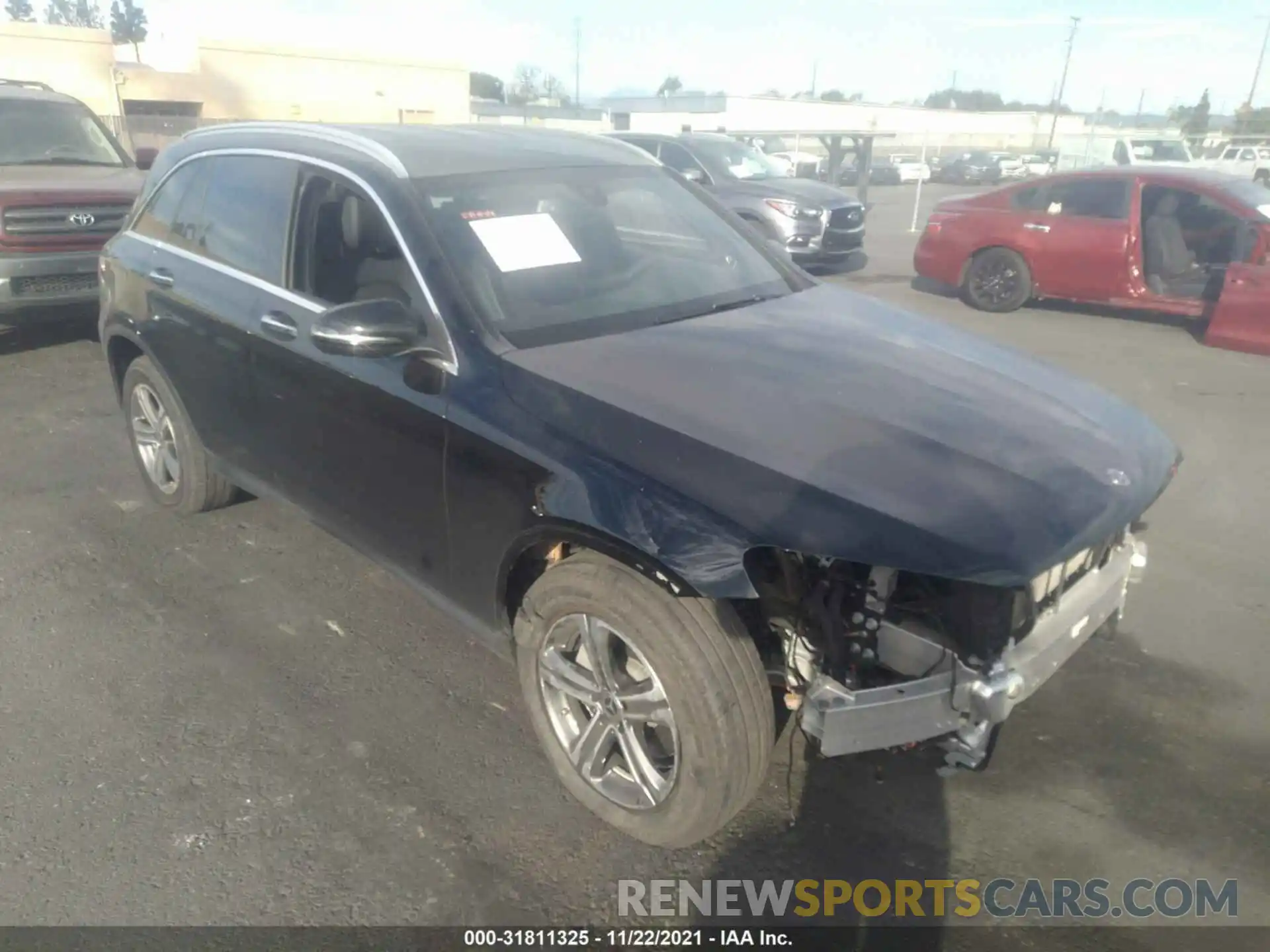 1 Photograph of a damaged car WDC0G4JB6KV178806 MERCEDES-BENZ GLC 2019