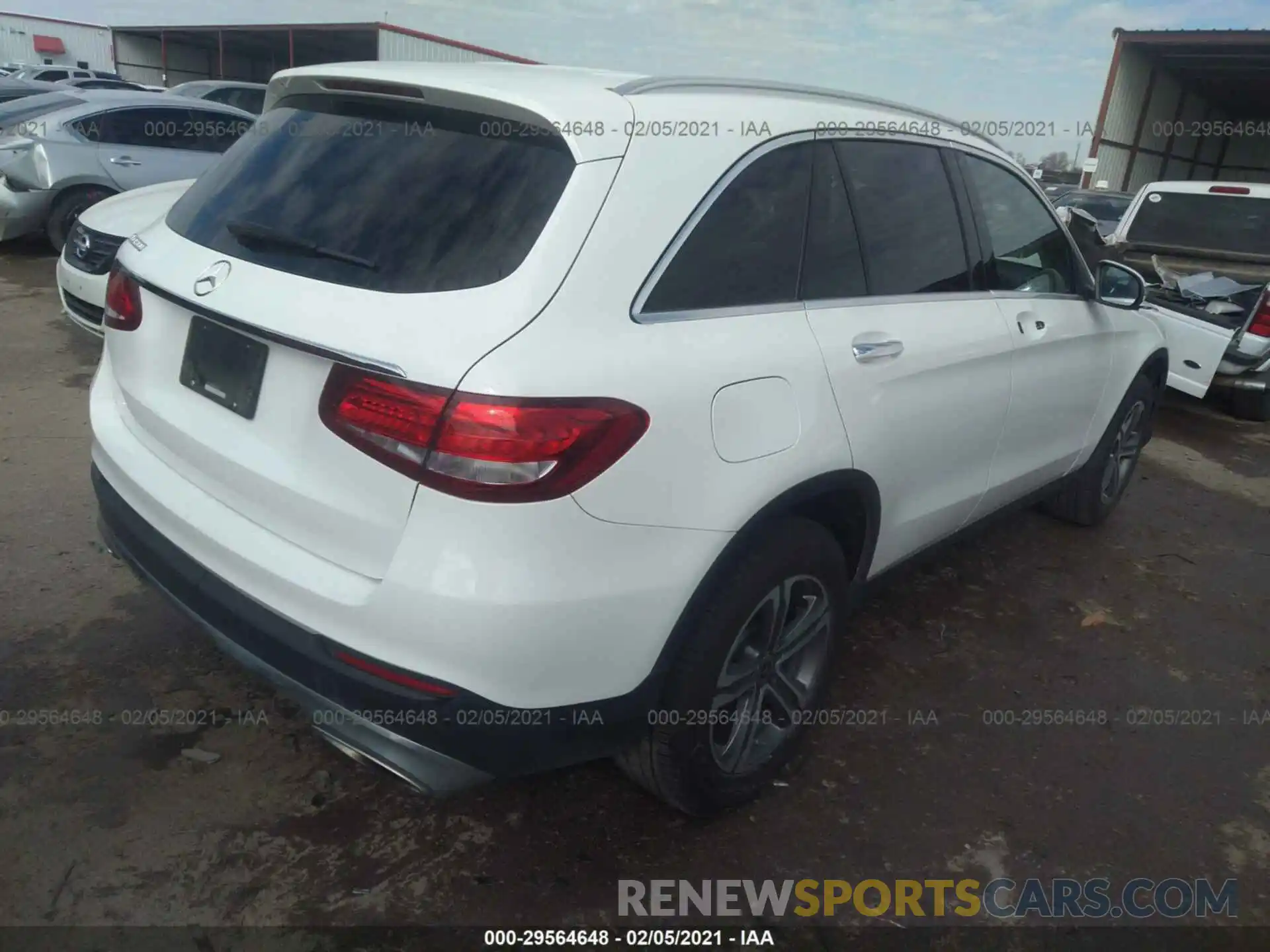 4 Фотография поврежденного автомобиля WDC0G4JB7K1005528 MERCEDES-BENZ GLC 2019