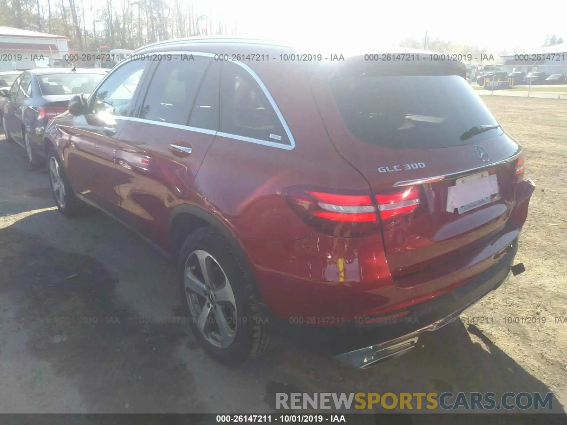 3 Photograph of a damaged car WDC0G4JB7KF530575 MERCEDES-BENZ GLC 2019