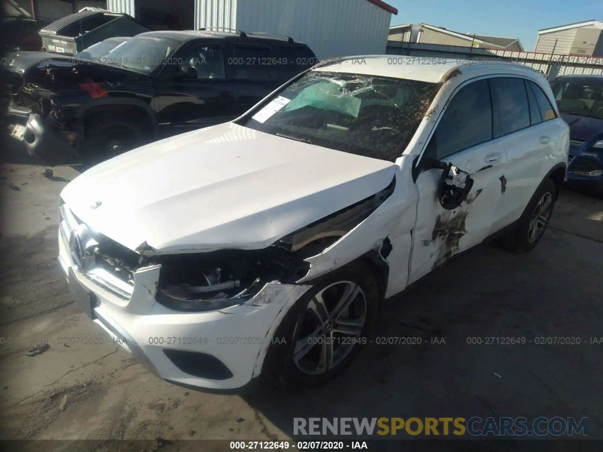 2 Photograph of a damaged car WDC0G4JB7KF546680 MERCEDES-BENZ GLC 2019