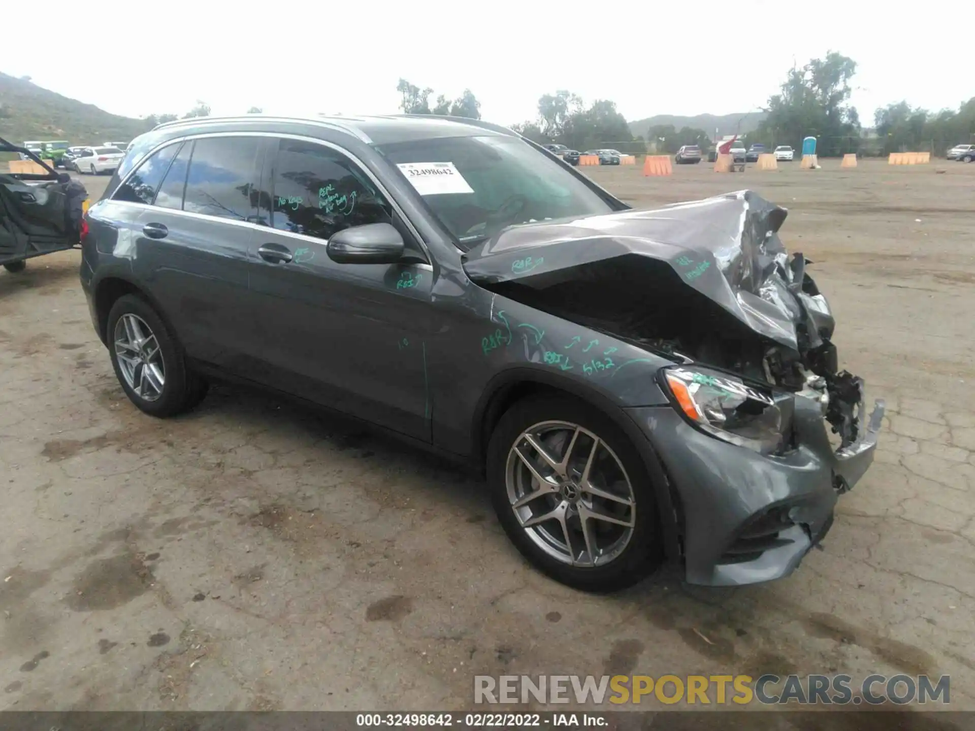 1 Photograph of a damaged car WDC0G4JB7KF601211 MERCEDES-BENZ GLC 2019