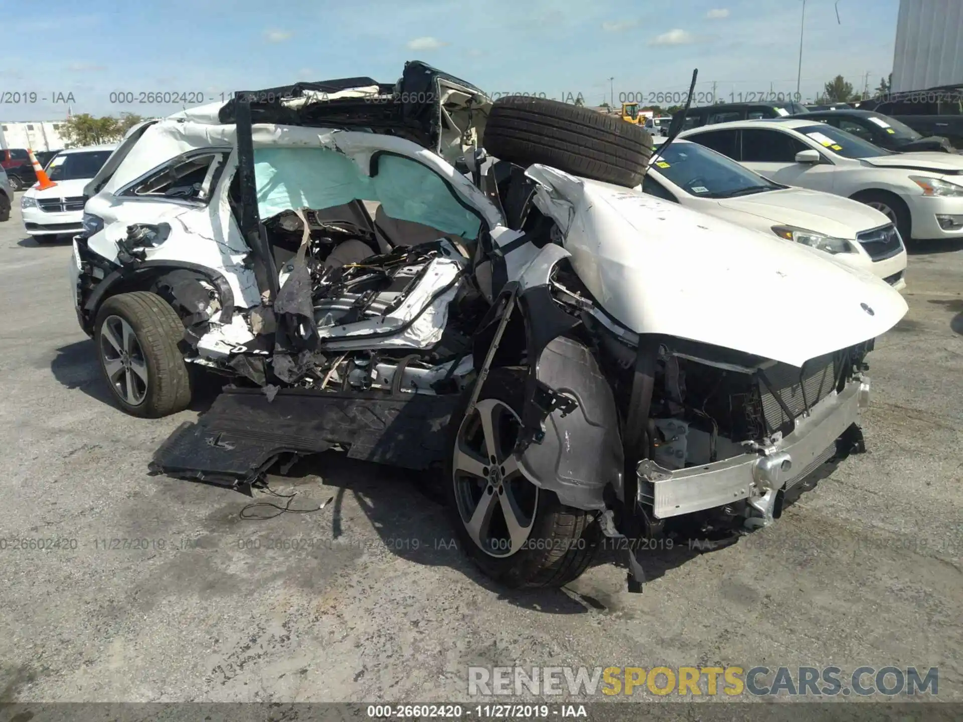 1 Photograph of a damaged car WDC0G4JB7KF606554 MERCEDES-BENZ GLC 2019