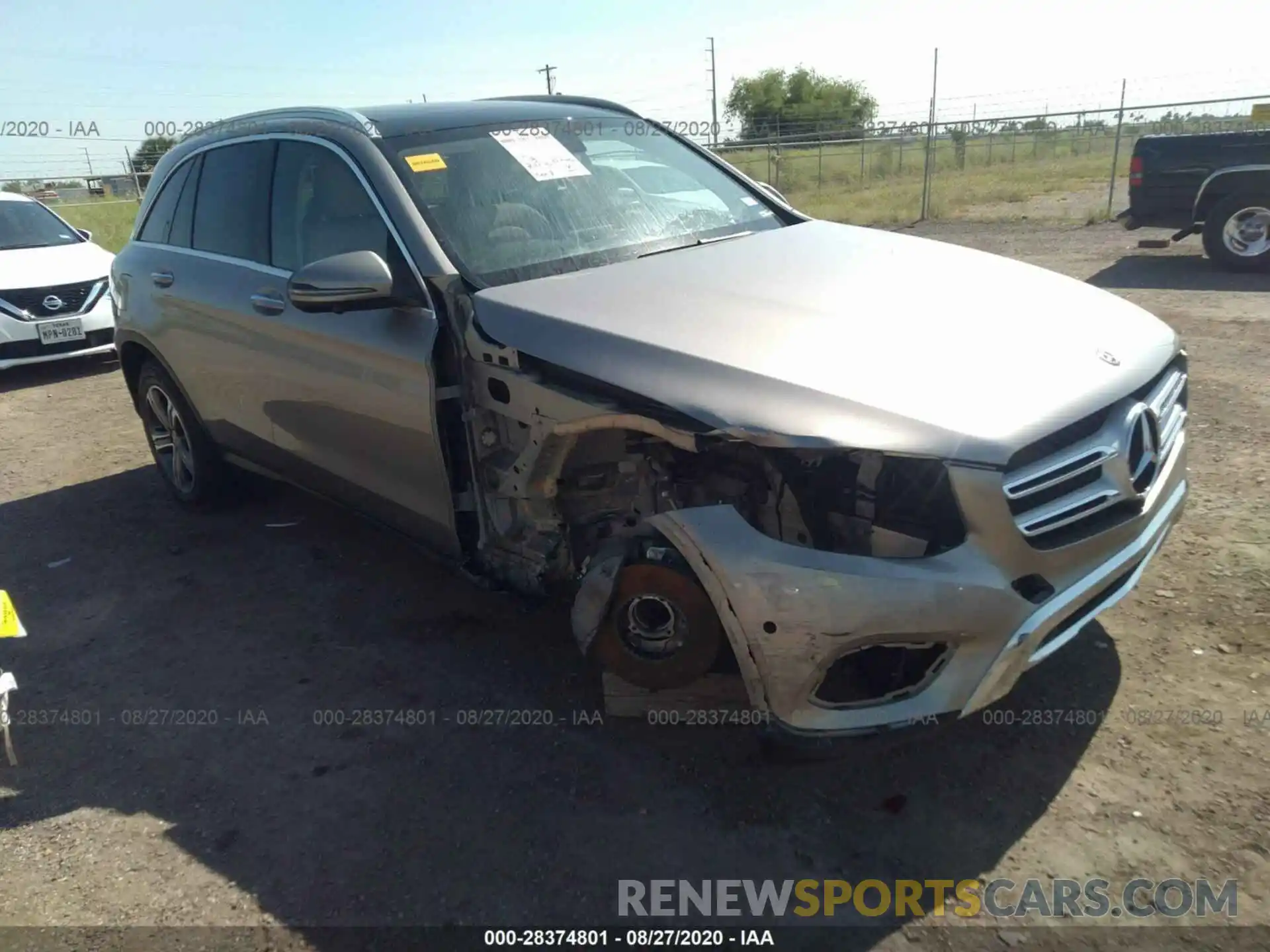 1 Photograph of a damaged car WDC0G4JB7KV132188 MERCEDES-BENZ GLC 2019