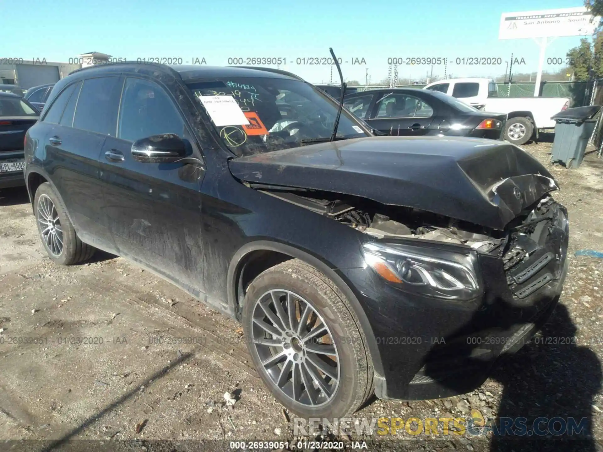 1 Photograph of a damaged car WDC0G4JB7KV167720 MERCEDES-BENZ GLC 2019