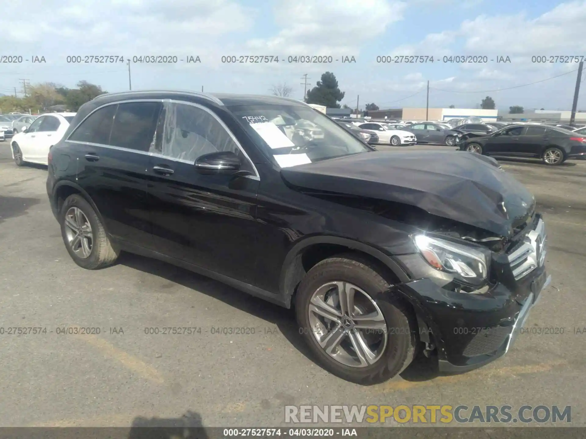 1 Photograph of a damaged car WDC0G4JB8K1002458 MERCEDES-BENZ GLC 2019