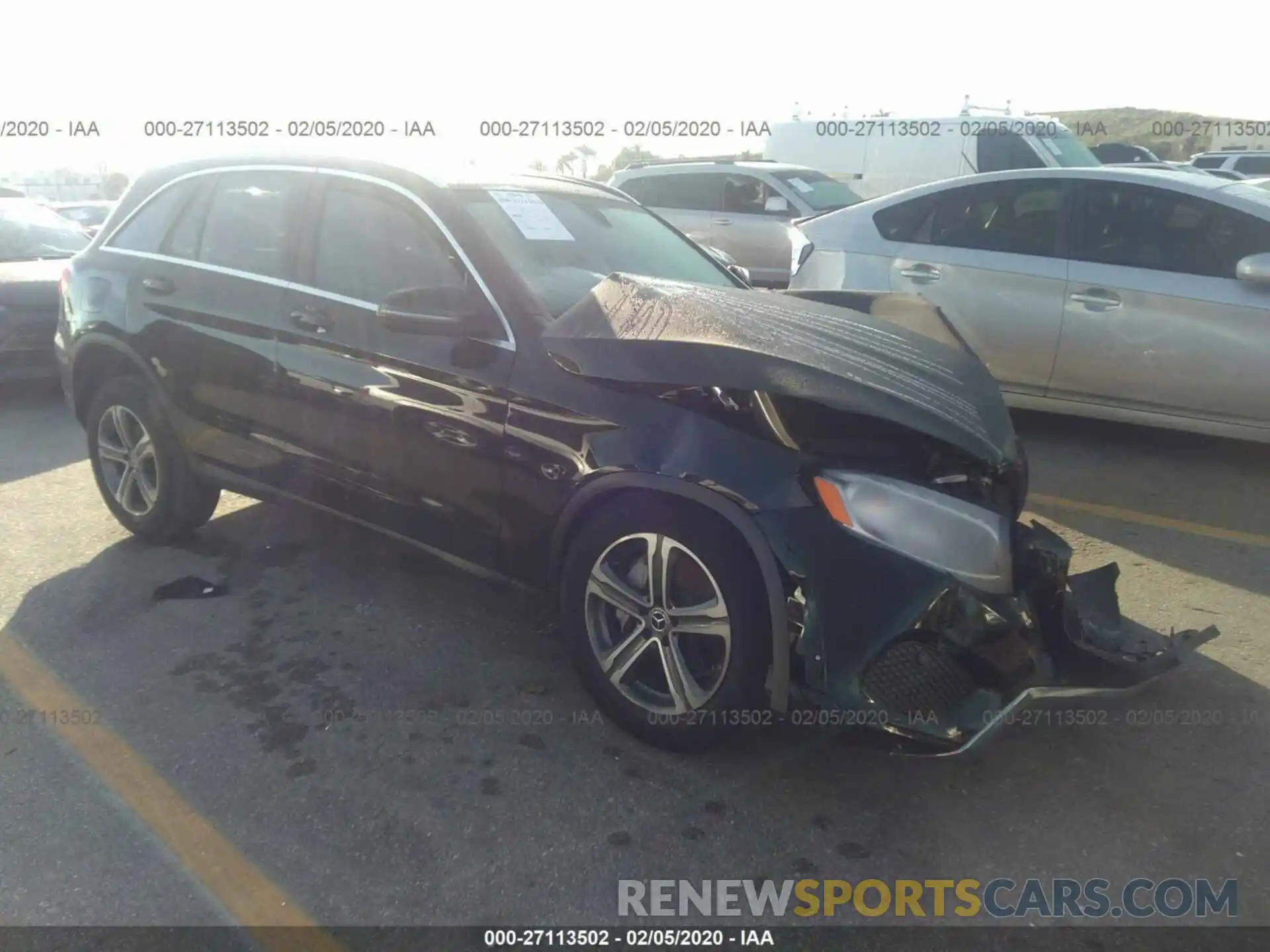 1 Photograph of a damaged car WDC0G4JB8KF483637 MERCEDES-BENZ GLC 2019