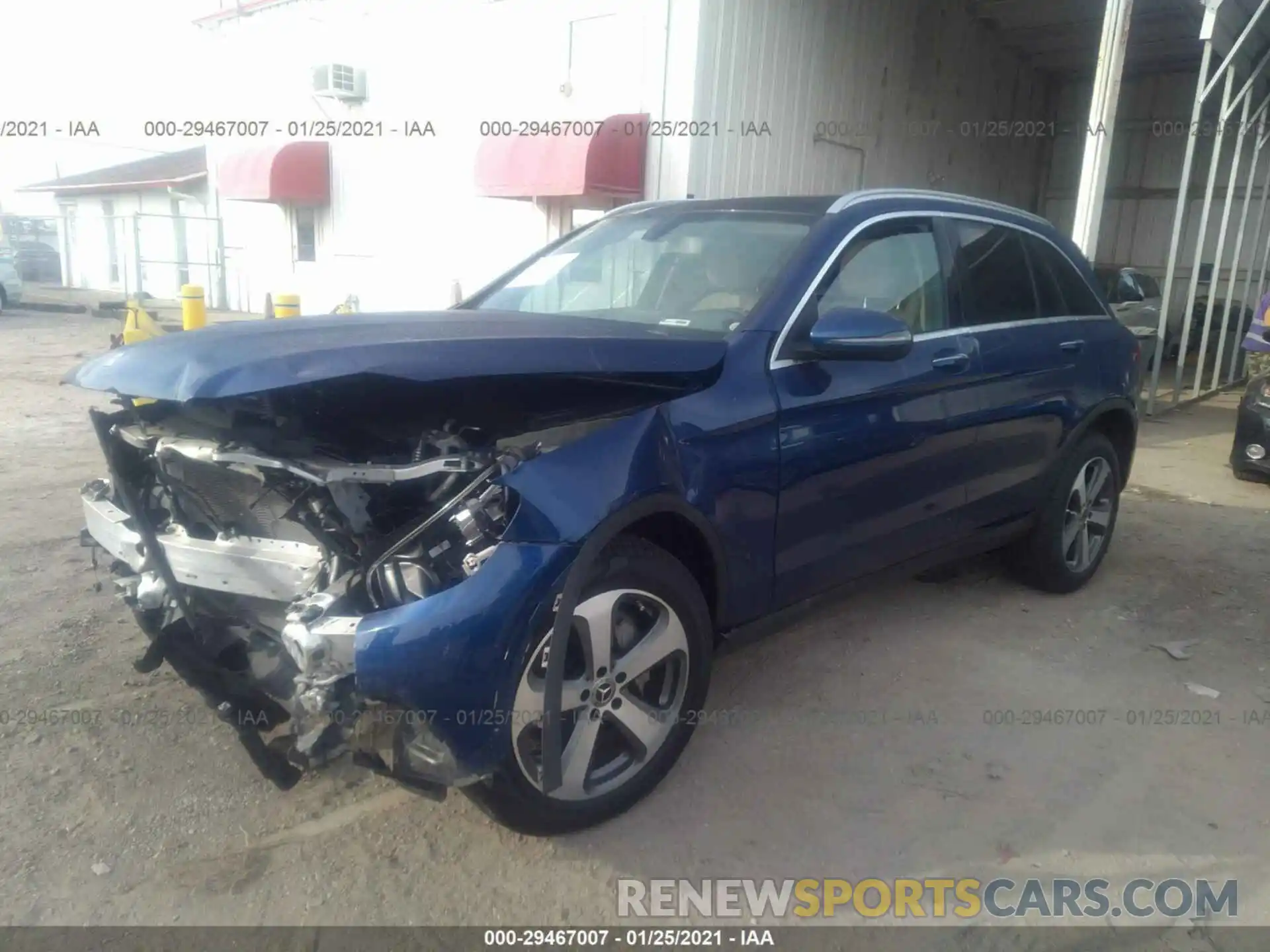 2 Photograph of a damaged car WDC0G4JB8KF540662 MERCEDES-BENZ GLC 2019