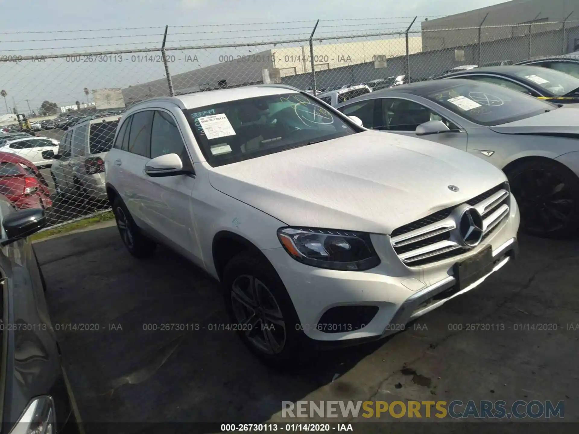 1 Photograph of a damaged car WDC0G4JB8KF594706 MERCEDES-BENZ GLC 2019