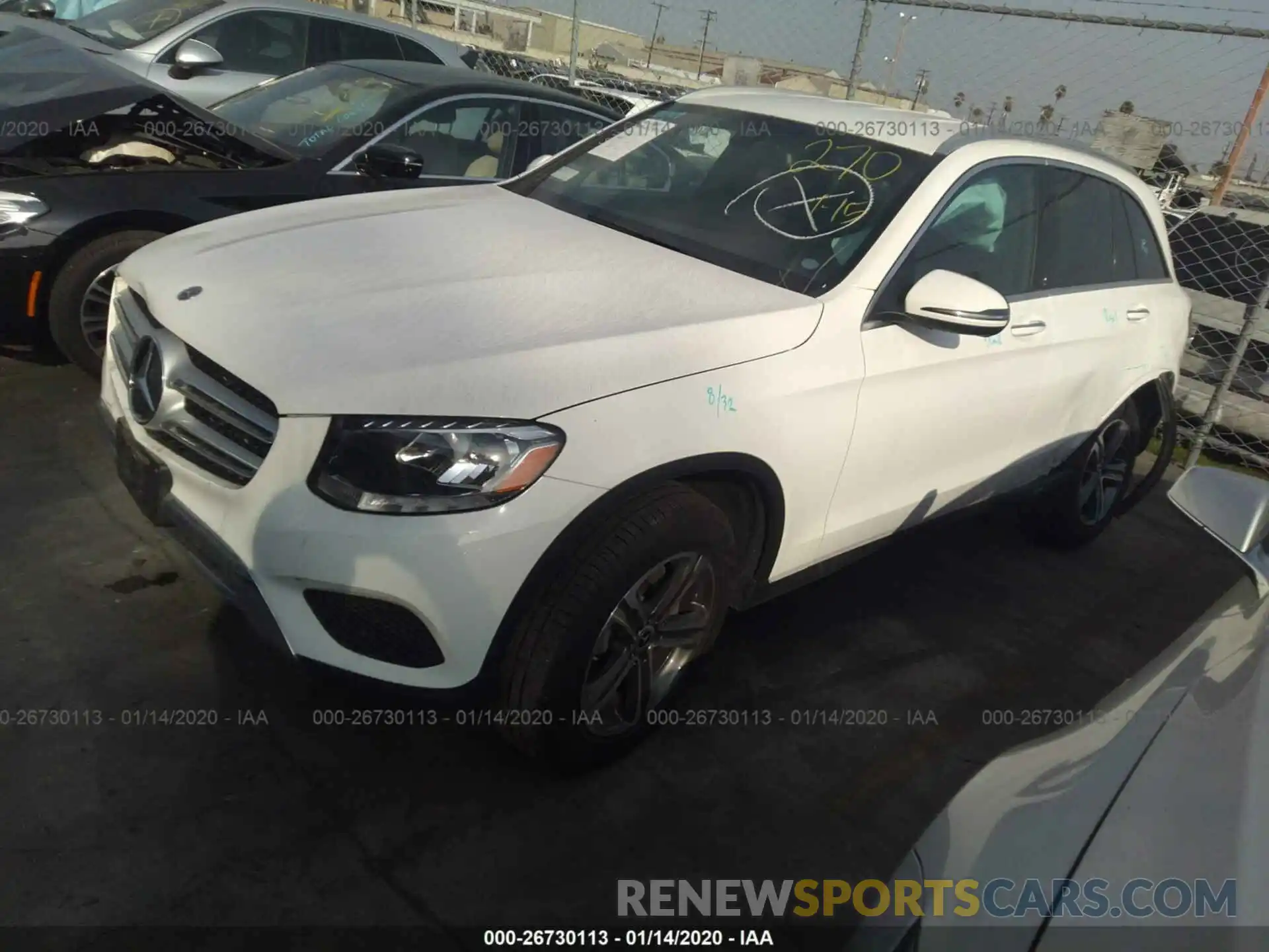 2 Photograph of a damaged car WDC0G4JB8KF594706 MERCEDES-BENZ GLC 2019