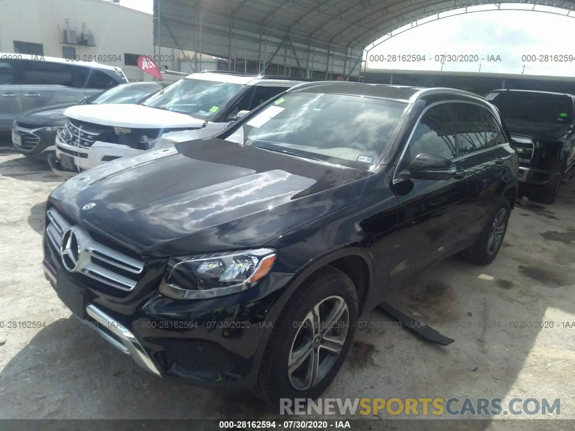 2 Photograph of a damaged car WDC0G4JB8KV134158 MERCEDES-BENZ GLC 2019