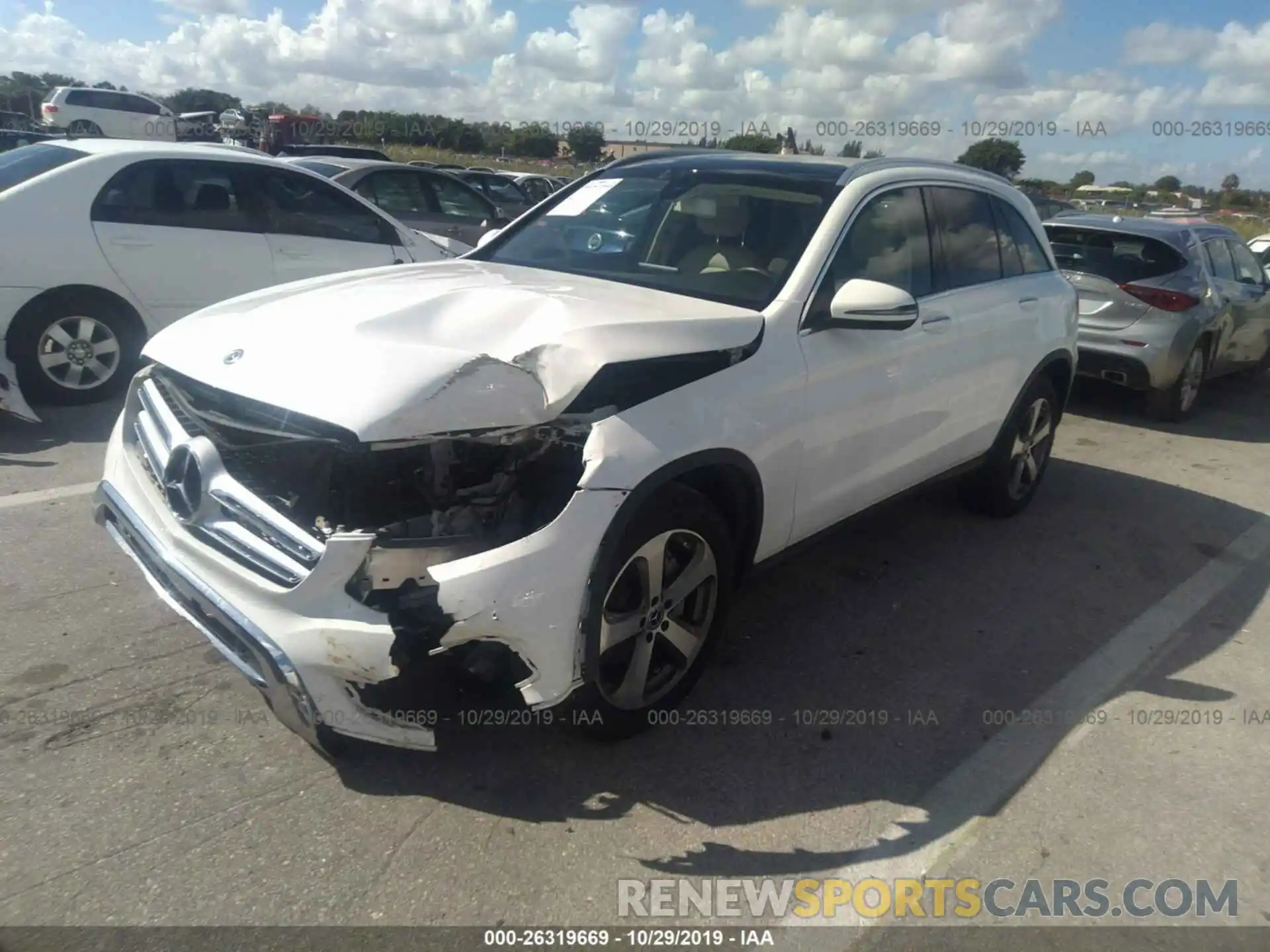 2 Photograph of a damaged car WDC0G4JB8KV139800 MERCEDES-BENZ GLC 2019