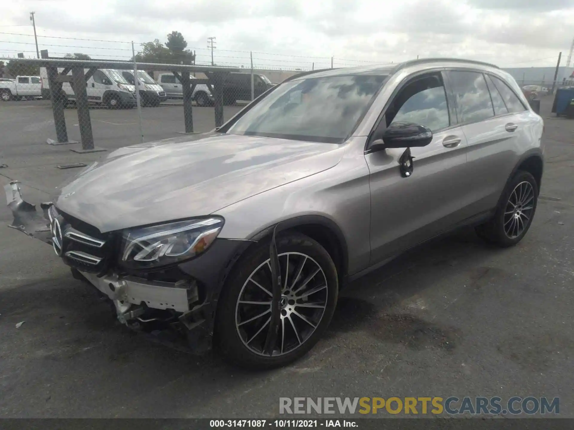 2 Фотография поврежденного автомобиля WDC0G4JB8KV170691 MERCEDES-BENZ GLC 2019