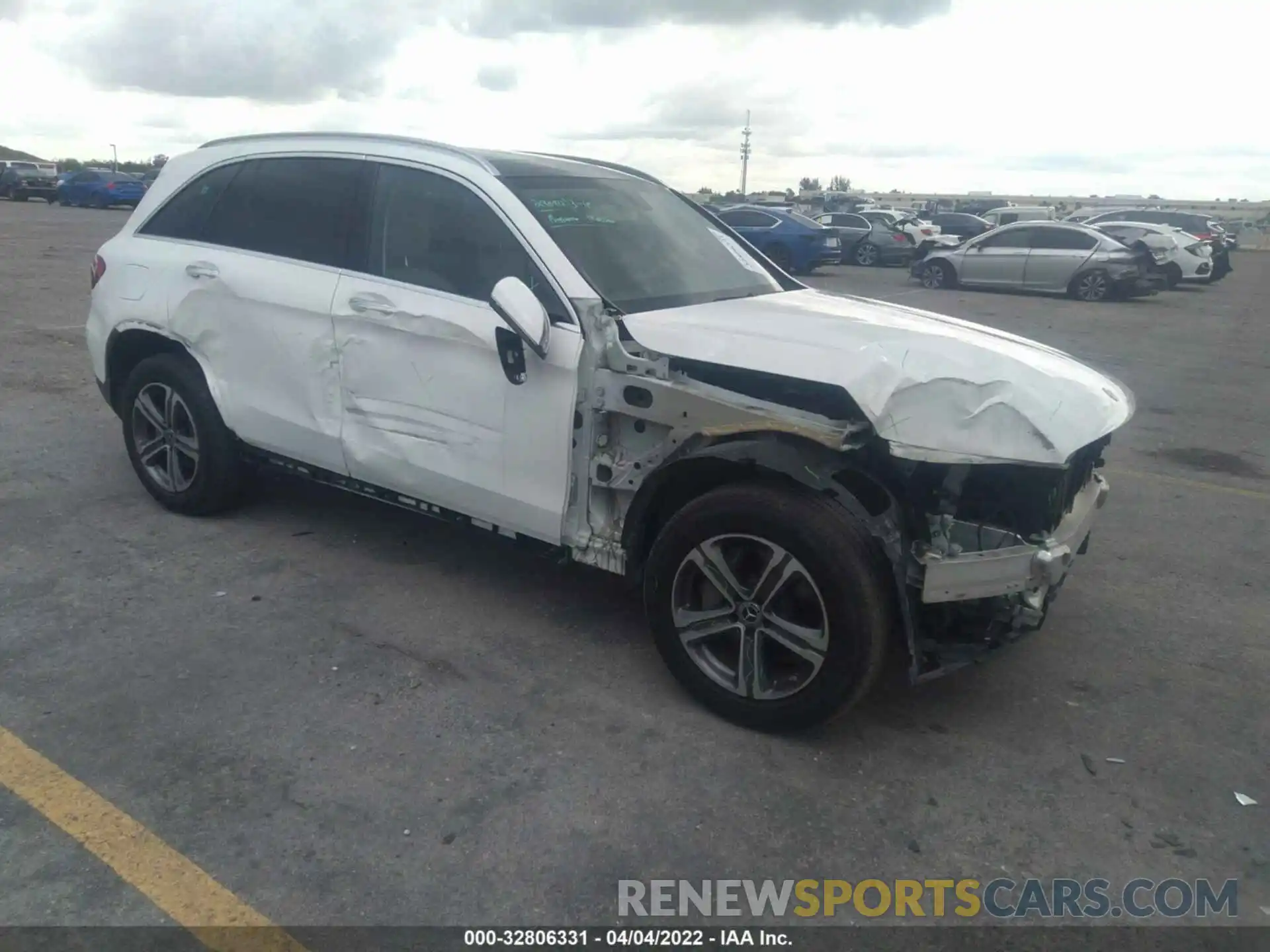 1 Photograph of a damaged car WDC0G4JB8KV171338 MERCEDES-BENZ GLC 2019