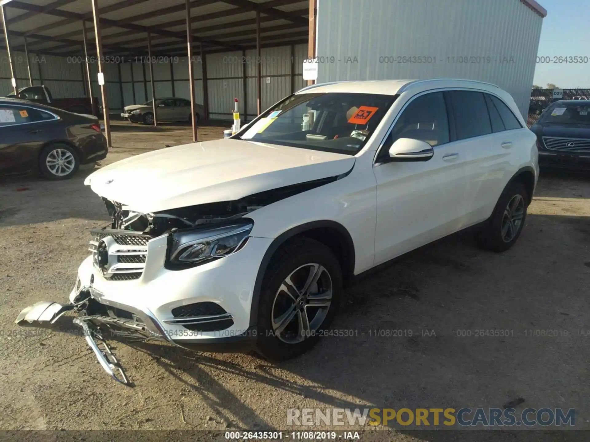 2 Фотография поврежденного автомобиля WDC0G4JB8KV173946 MERCEDES-BENZ GLC 2019