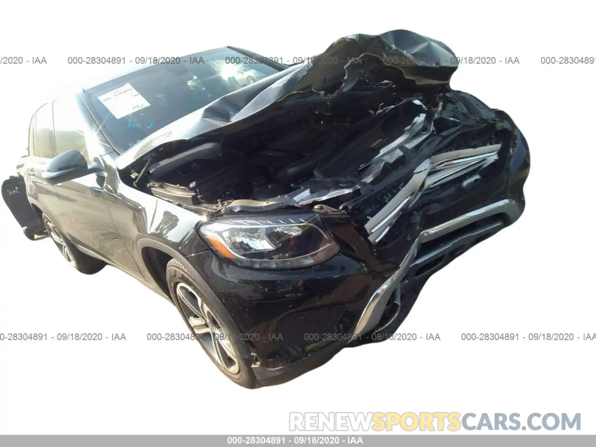 1 Photograph of a damaged car WDC0G4JB8KV181030 MERCEDES-BENZ GLC 2019