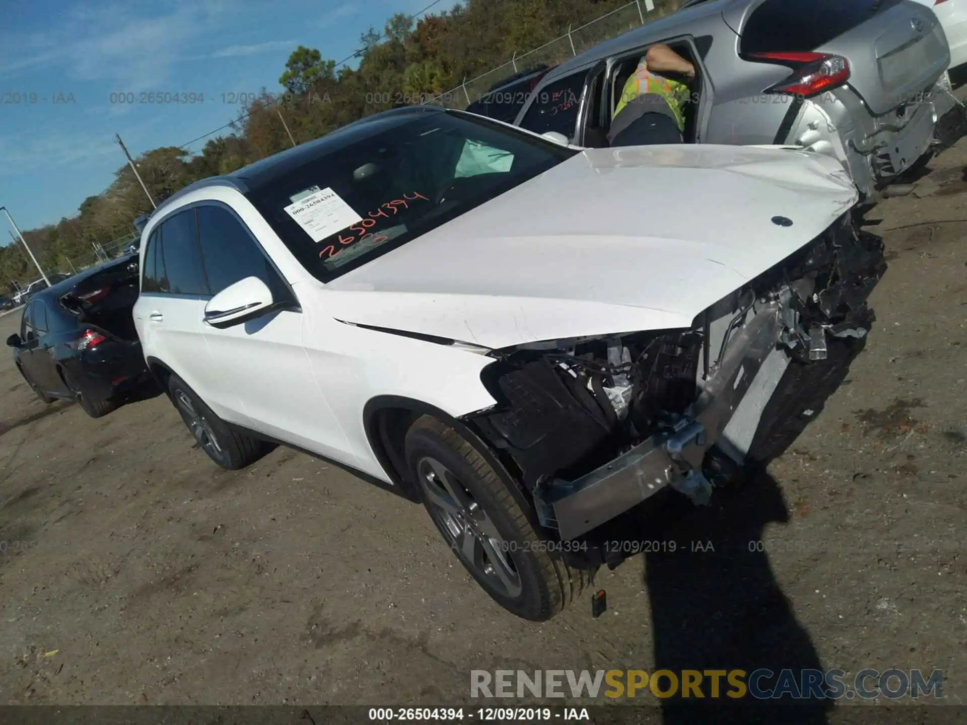 1 Photograph of a damaged car WDC0G4JB8KV188463 MERCEDES-BENZ GLC 2019