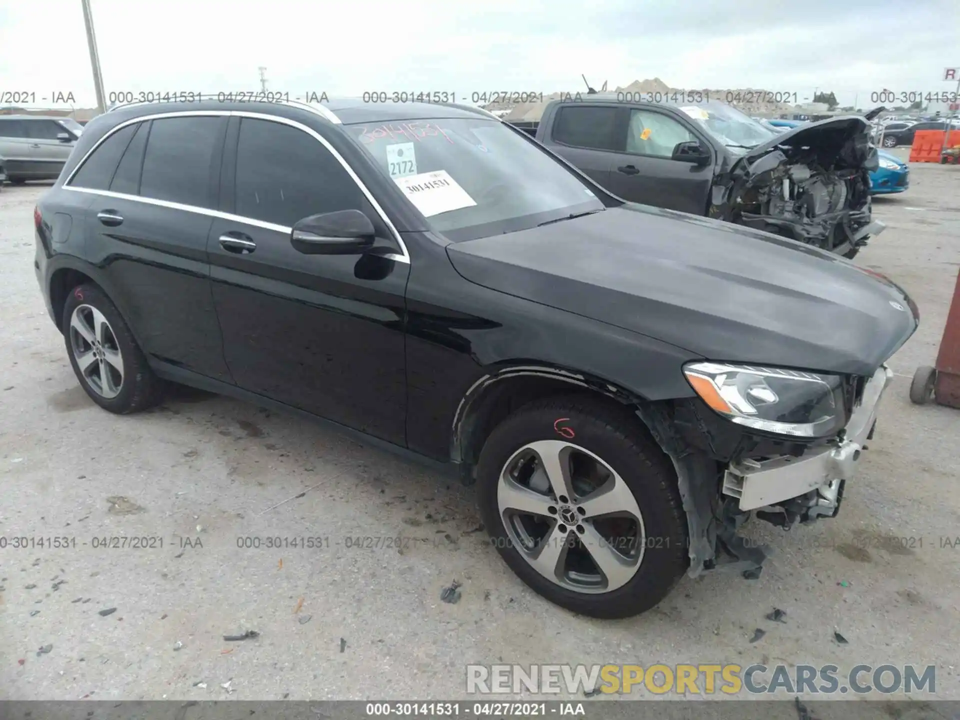 1 Photograph of a damaged car WDC0G4JB9KV123900 MERCEDES-BENZ GLC 2019