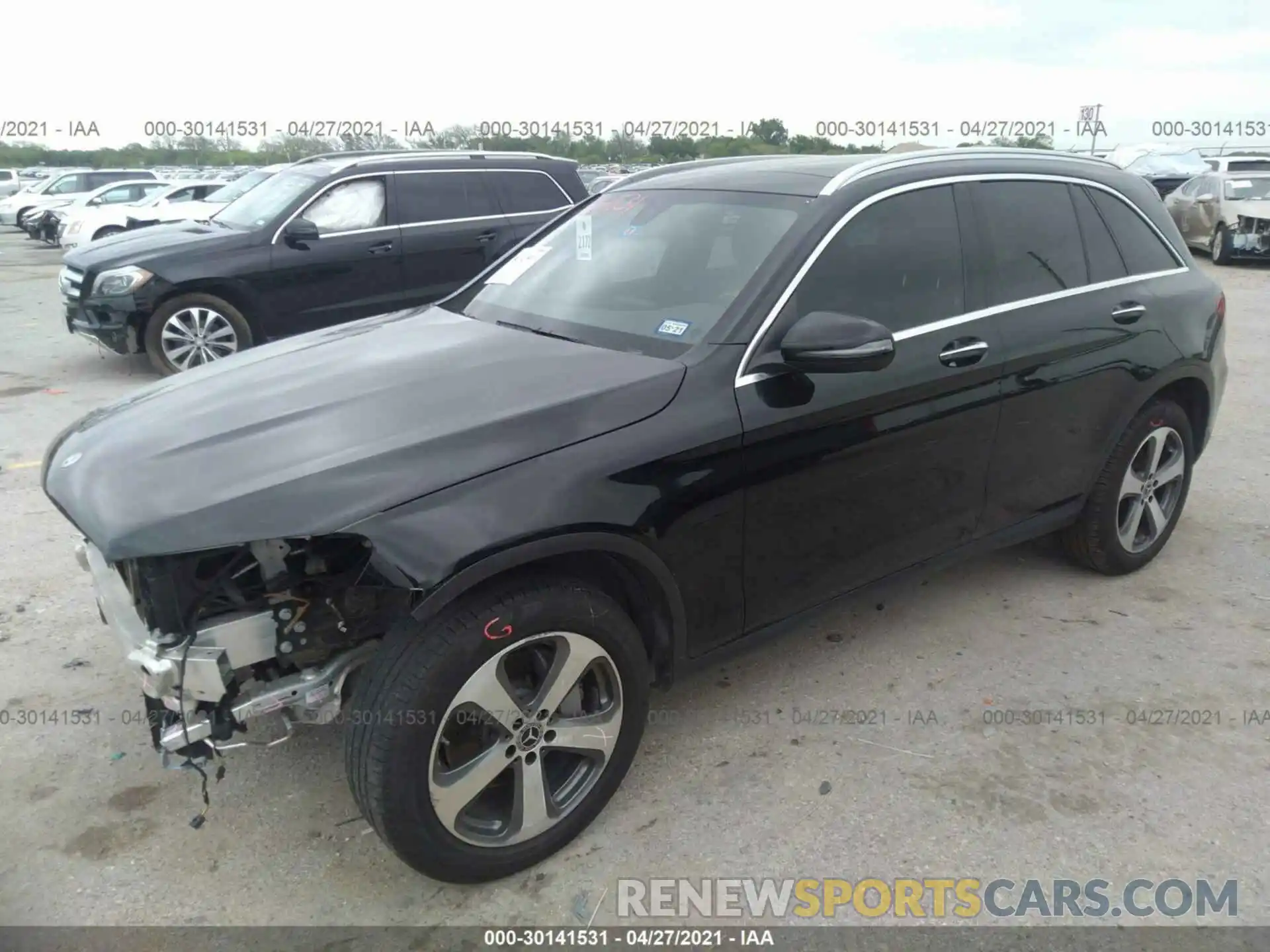 2 Photograph of a damaged car WDC0G4JB9KV123900 MERCEDES-BENZ GLC 2019