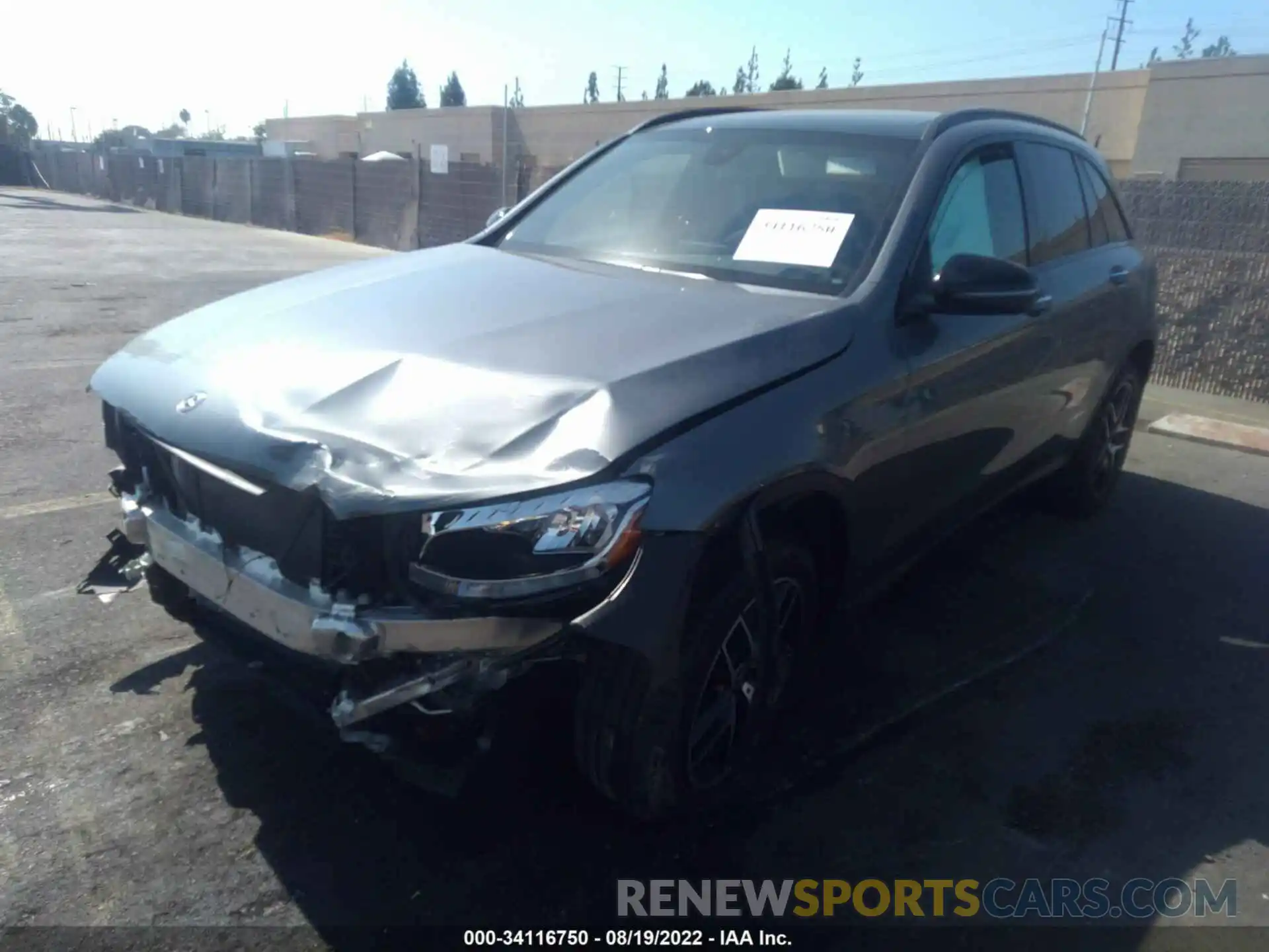 2 Photograph of a damaged car WDC0G4JB9KV127025 MERCEDES-BENZ GLC 2019