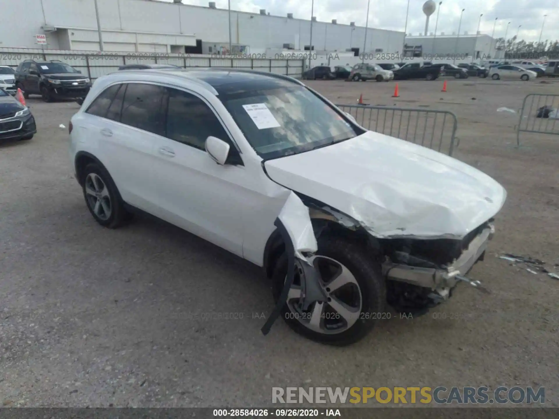 1 Photograph of a damaged car WDC0G4JB9KV141796 MERCEDES-BENZ GLC 2019