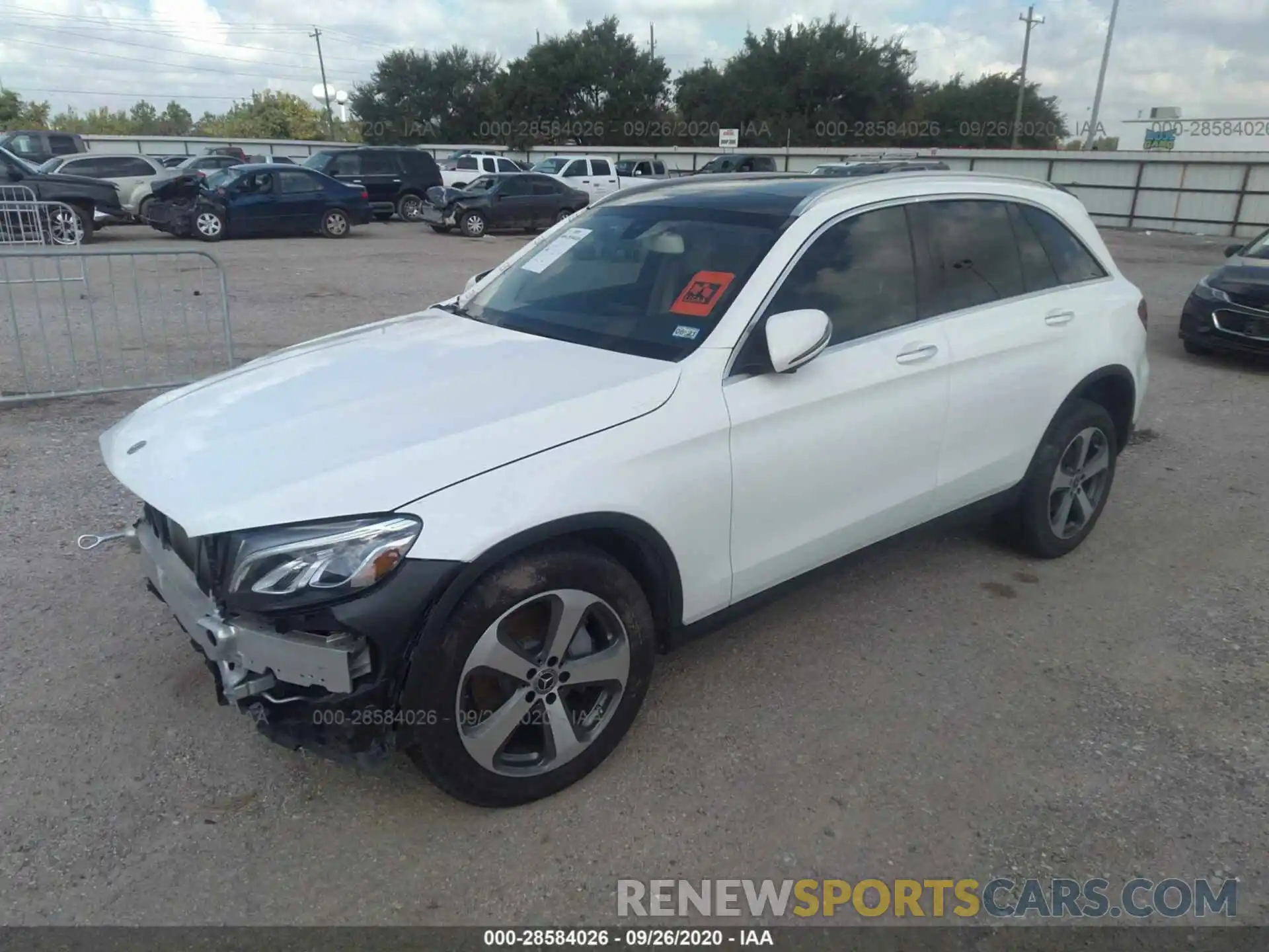 2 Photograph of a damaged car WDC0G4JB9KV141796 MERCEDES-BENZ GLC 2019