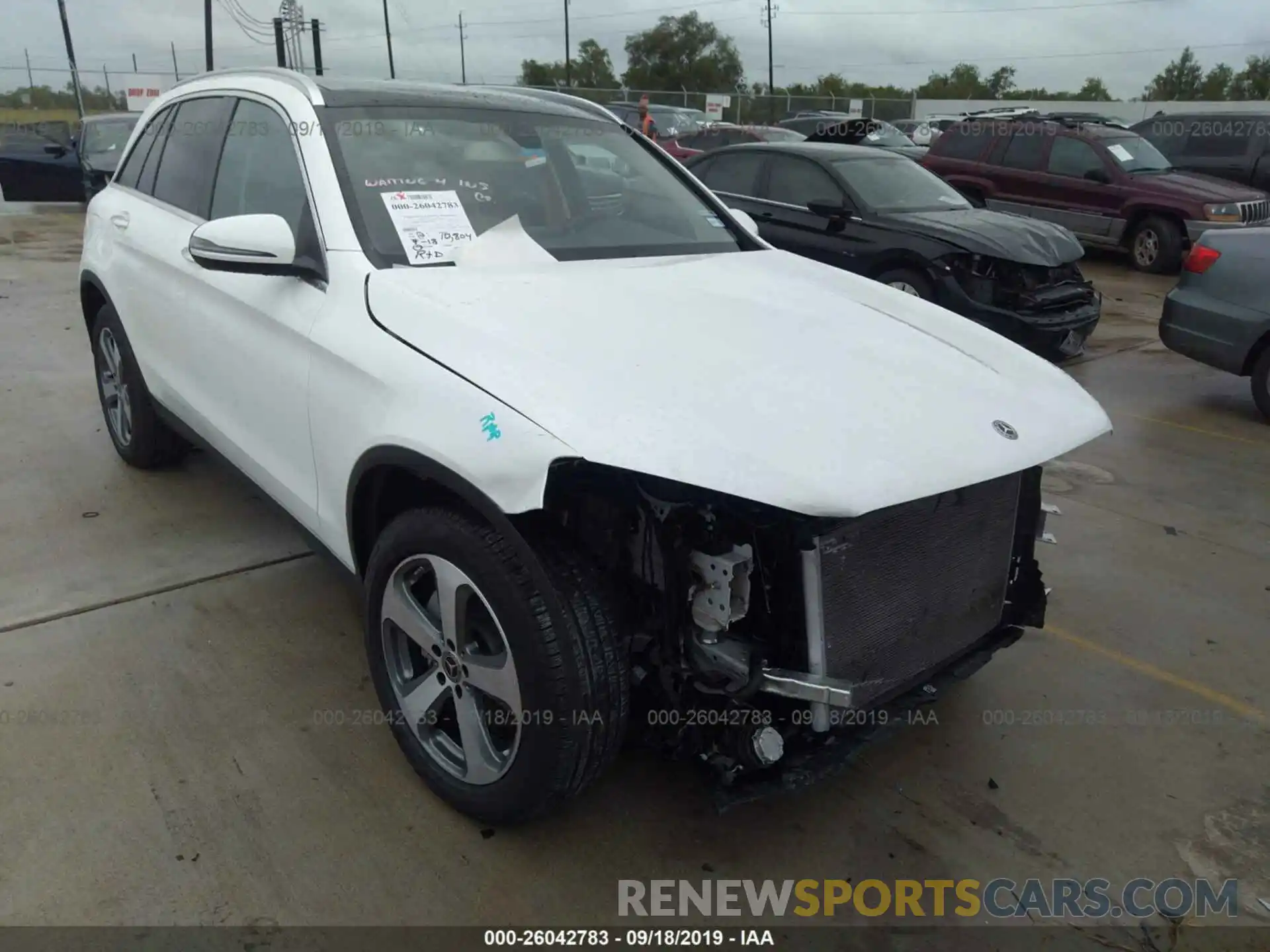 1 Photograph of a damaged car WDC0G4JB9KV155469 MERCEDES-BENZ GLC 2019