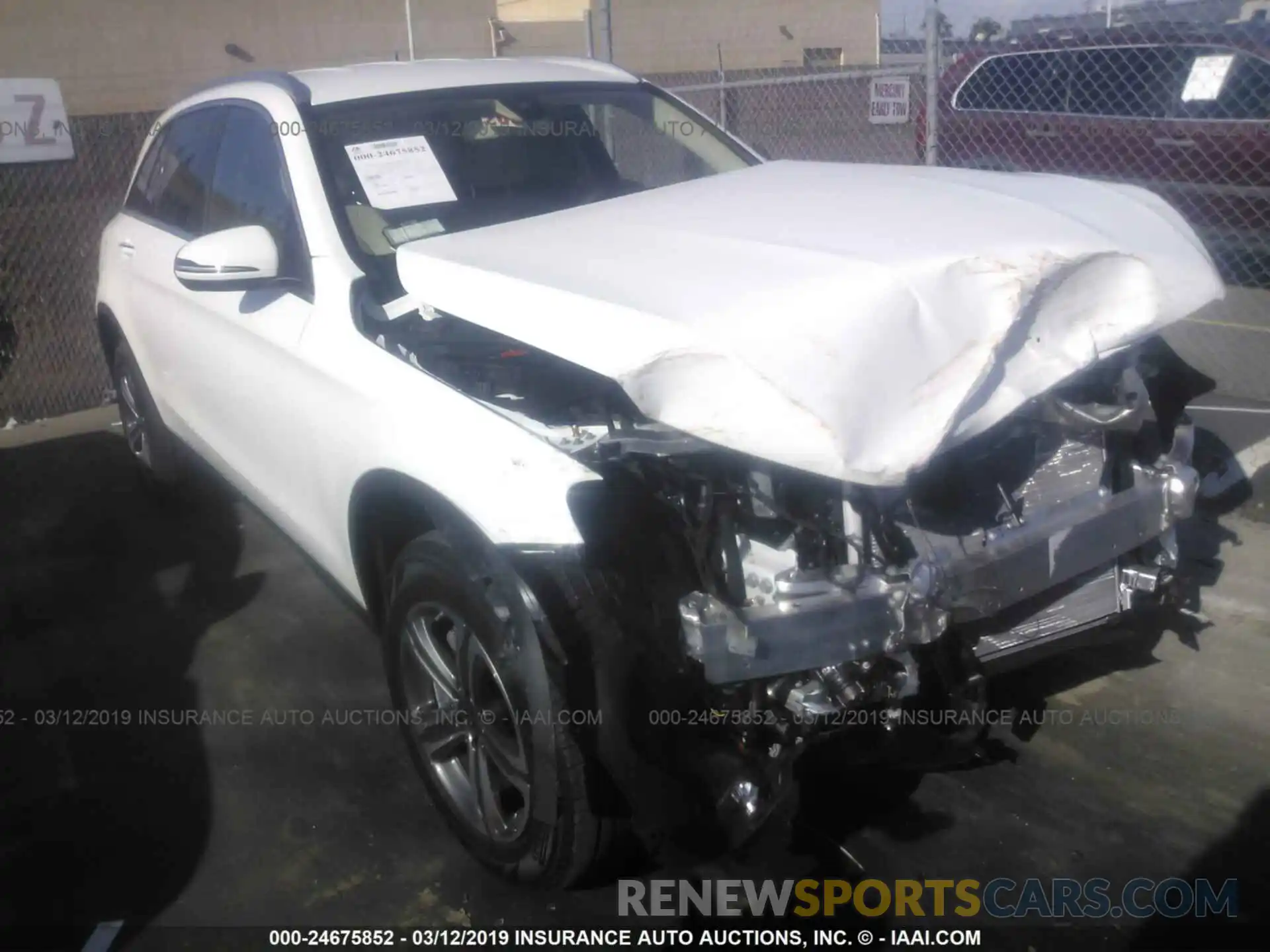 1 Photograph of a damaged car WDC0G4JB9KV158209 MERCEDES-BENZ GLC 2019