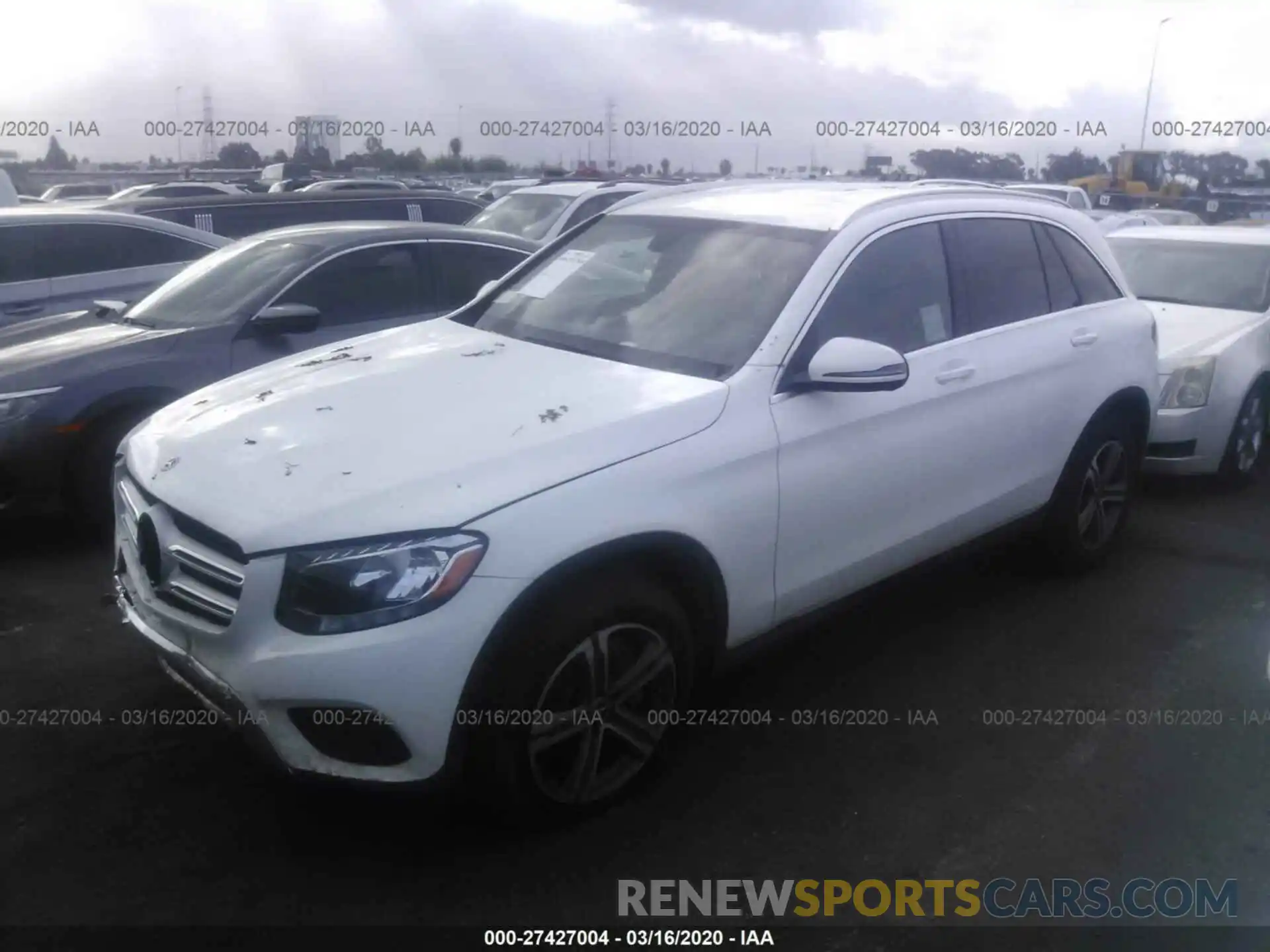 2 Photograph of a damaged car WDC0G4JB9KV167329 MERCEDES-BENZ GLC 2019