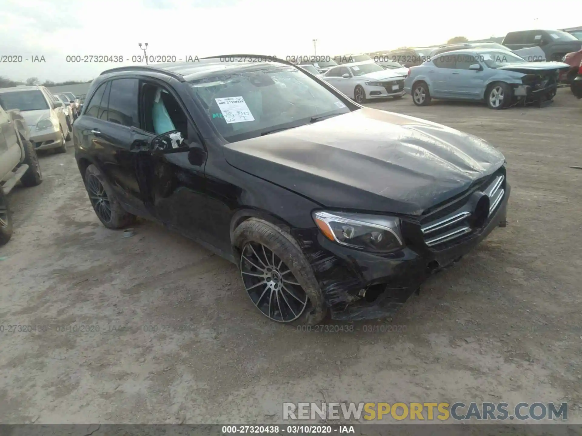 1 Photograph of a damaged car WDC0G4JB9KV184597 MERCEDES-BENZ GLC 2019