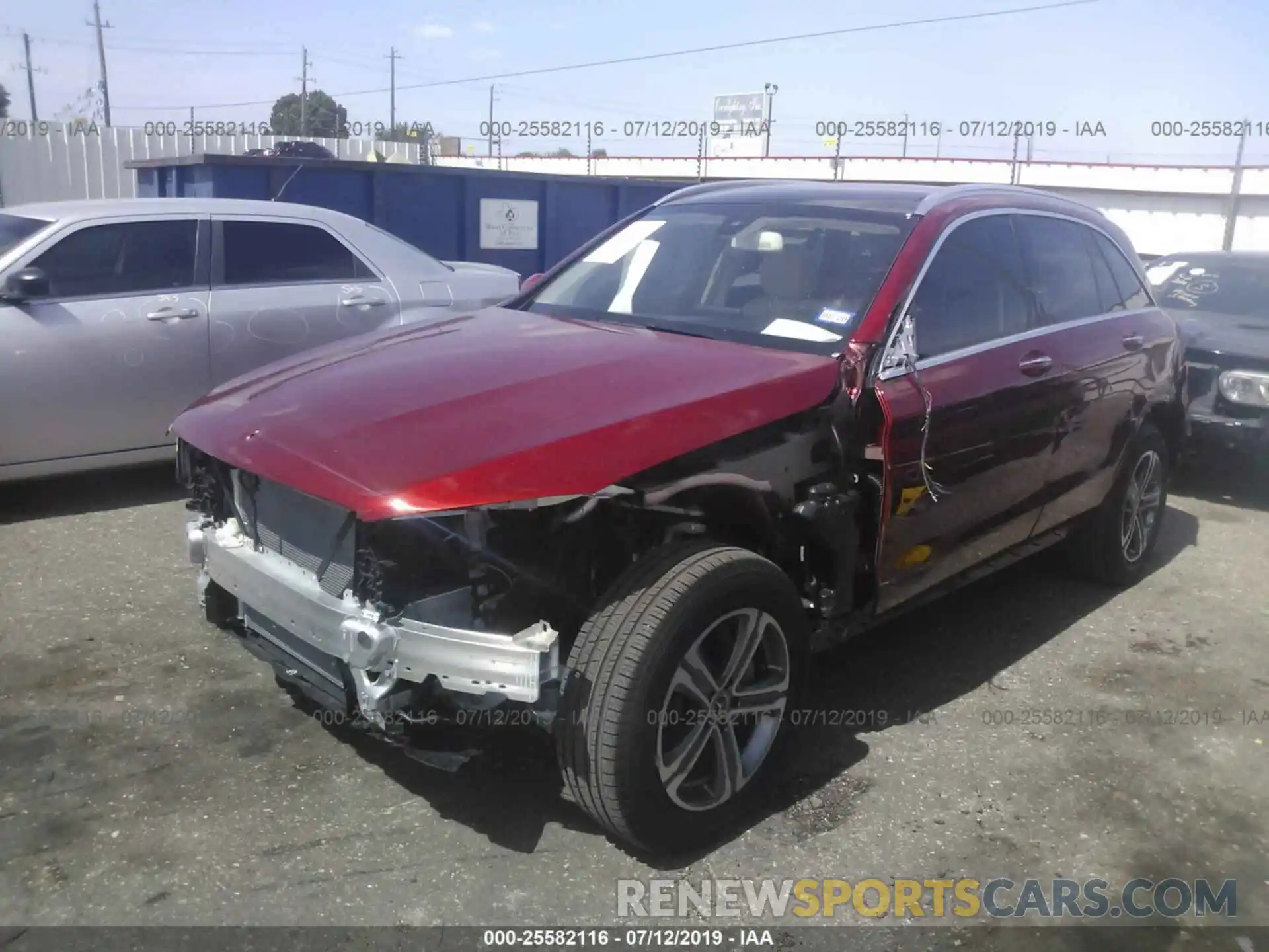 2 Photograph of a damaged car WDC0G4JBXKF512491 MERCEDES-BENZ GLC 2019