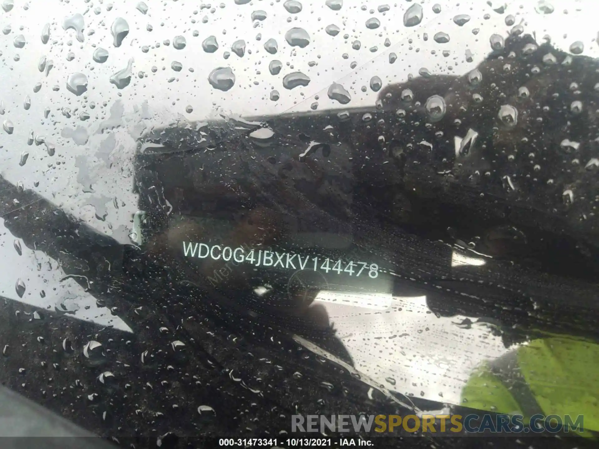 9 Photograph of a damaged car WDC0G4JBXKV144478 MERCEDES-BENZ GLC 2019